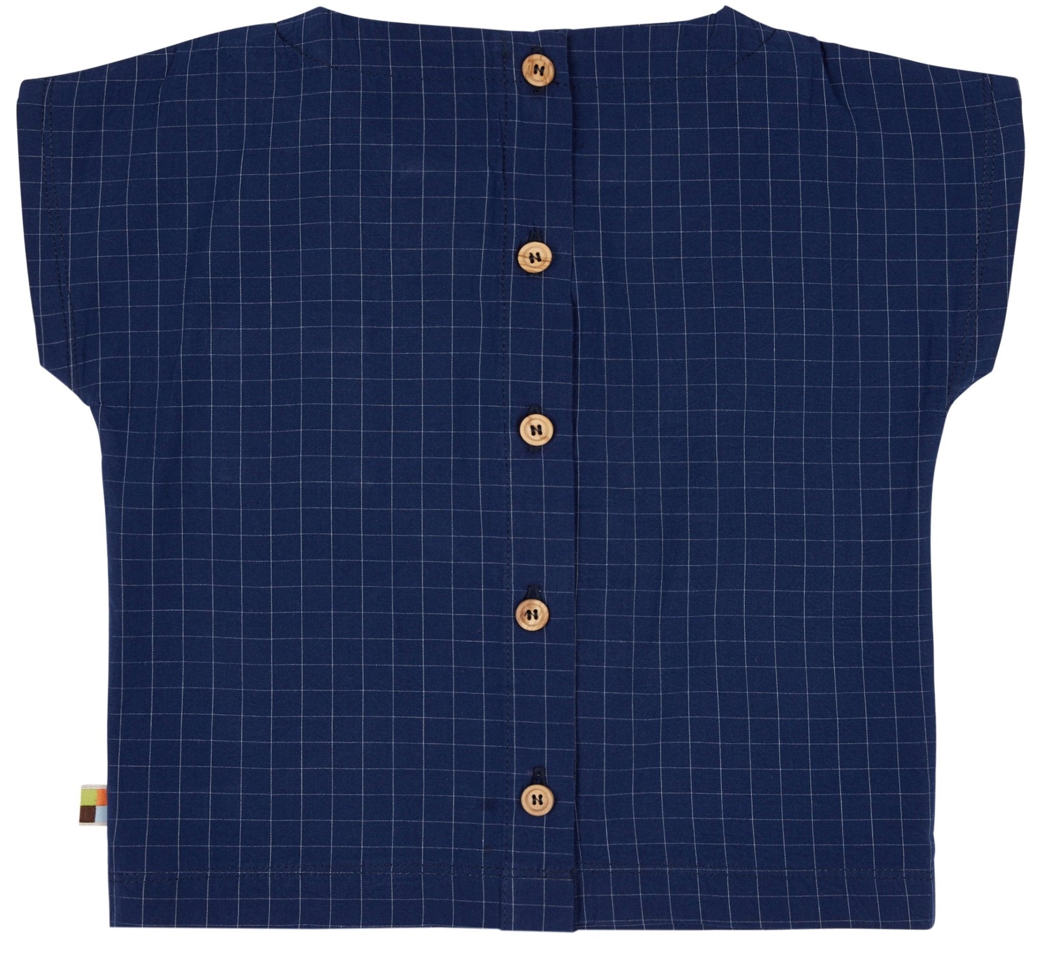 Bluse aus feinem Karo - loud + proud - 1128 - ul - 74/80