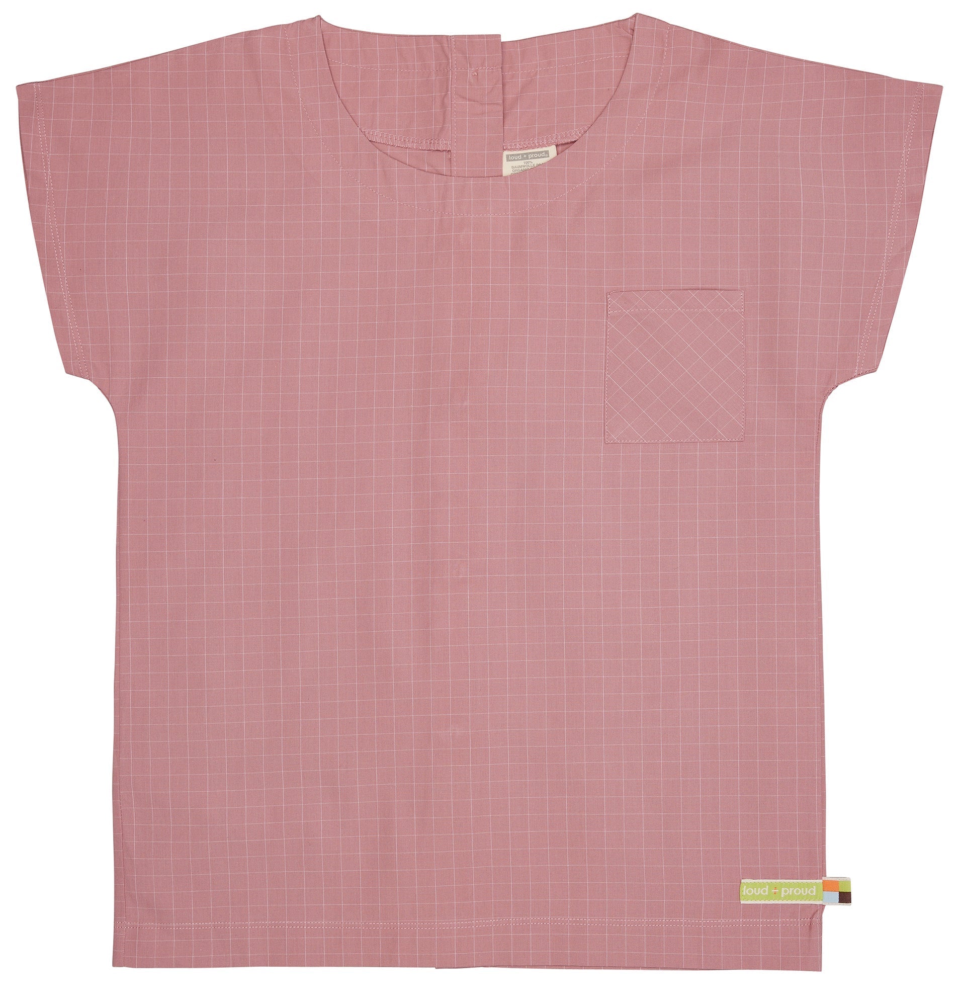 Bluse aus feinem Karo - loud + proud - 1128K - ast - 134/140