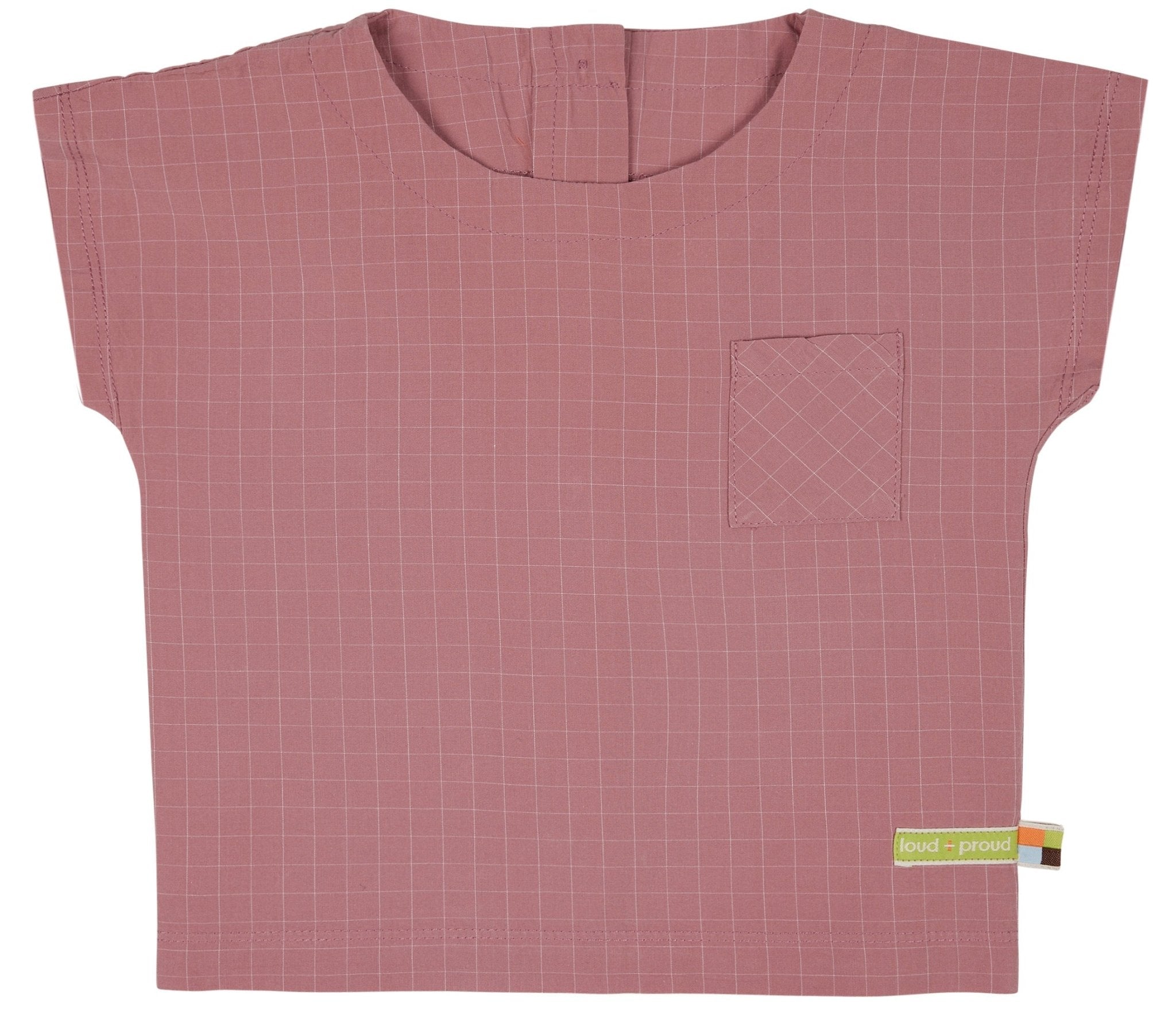 Bluse aus feinem Karo - loud + proud - 1128 - ast - 74/80