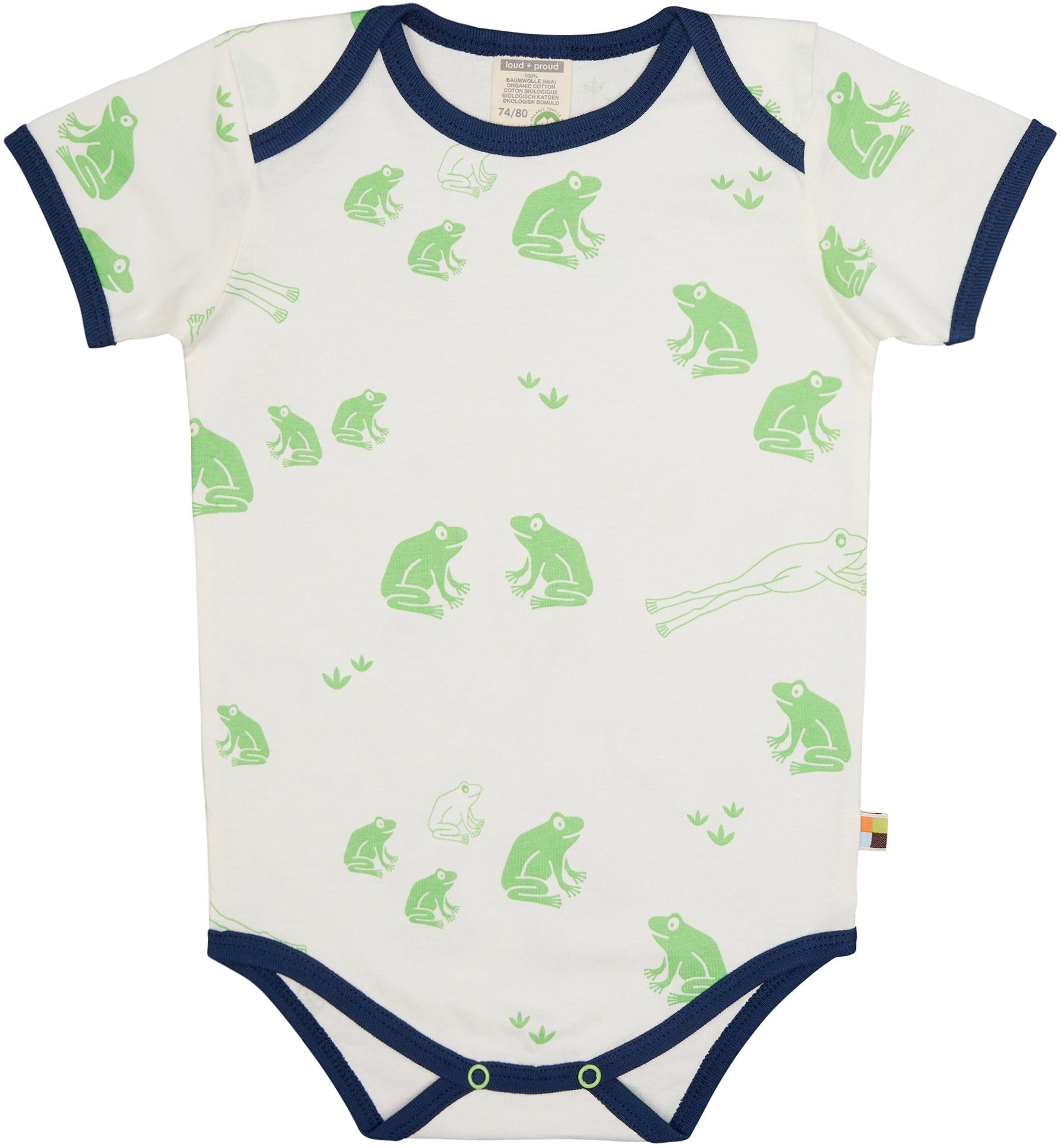 Body kurzarm Druck - loud + proud - 2107-bas-50/56