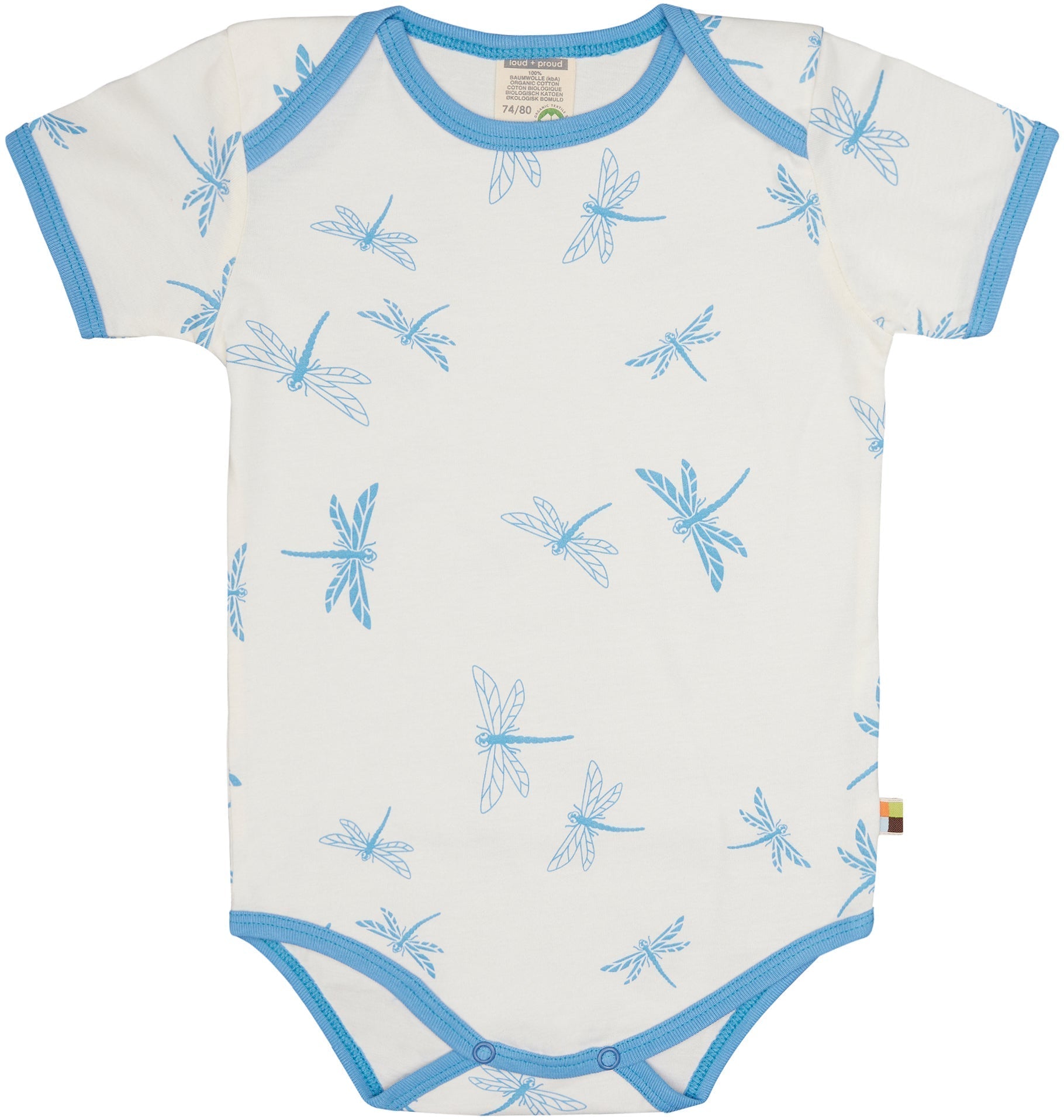 Body kurzarm Druck - loud + proud - 2107-bas-50/56