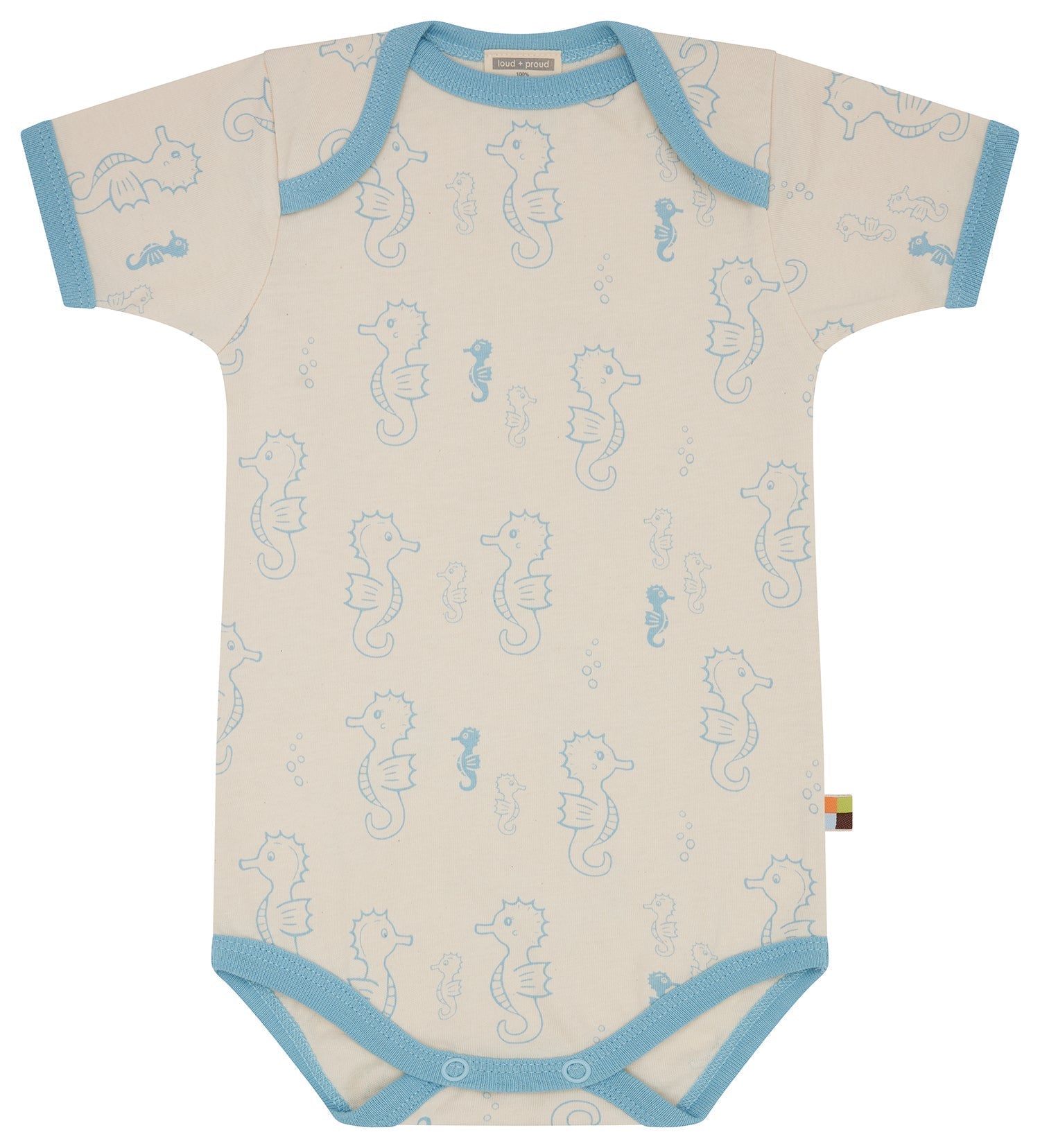 Body kurzarm Druck - loud + proud - 2118 - air - 50/56