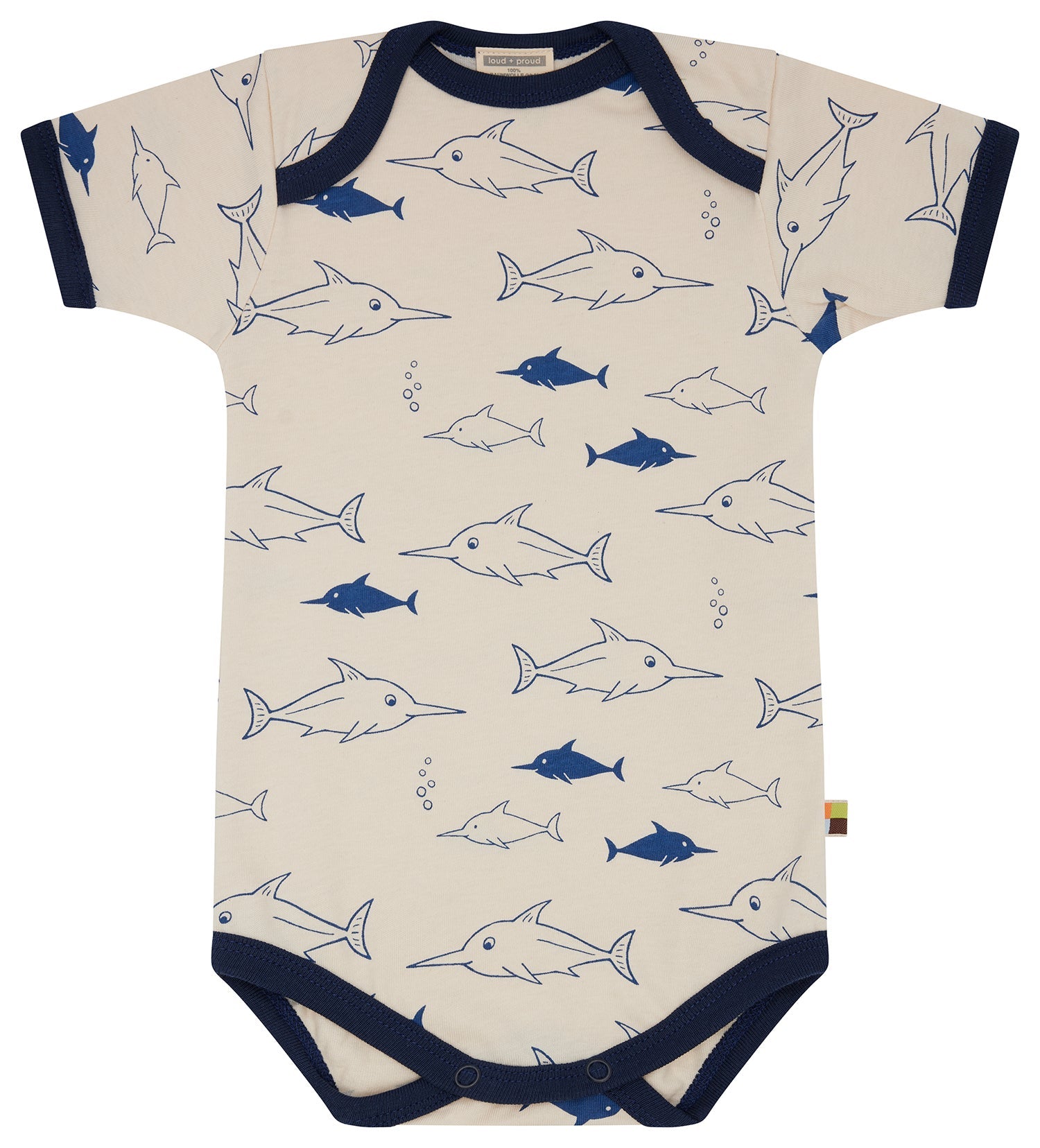 Body kurzarm Druck - loud + proud - 2118 - ul - 50/56