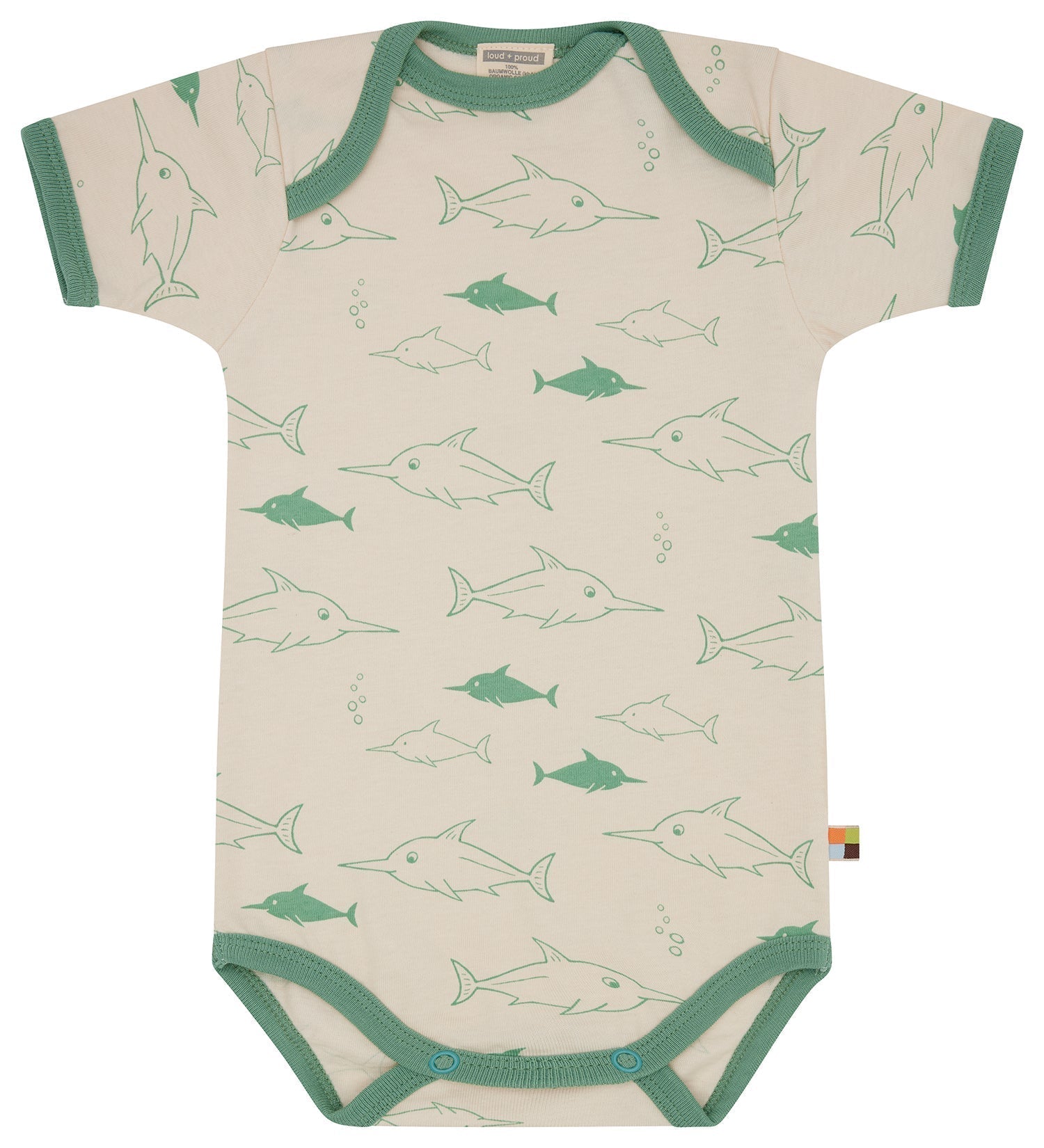 Body kurzarm Druck - loud + proud - 2118 - bam - 50/56