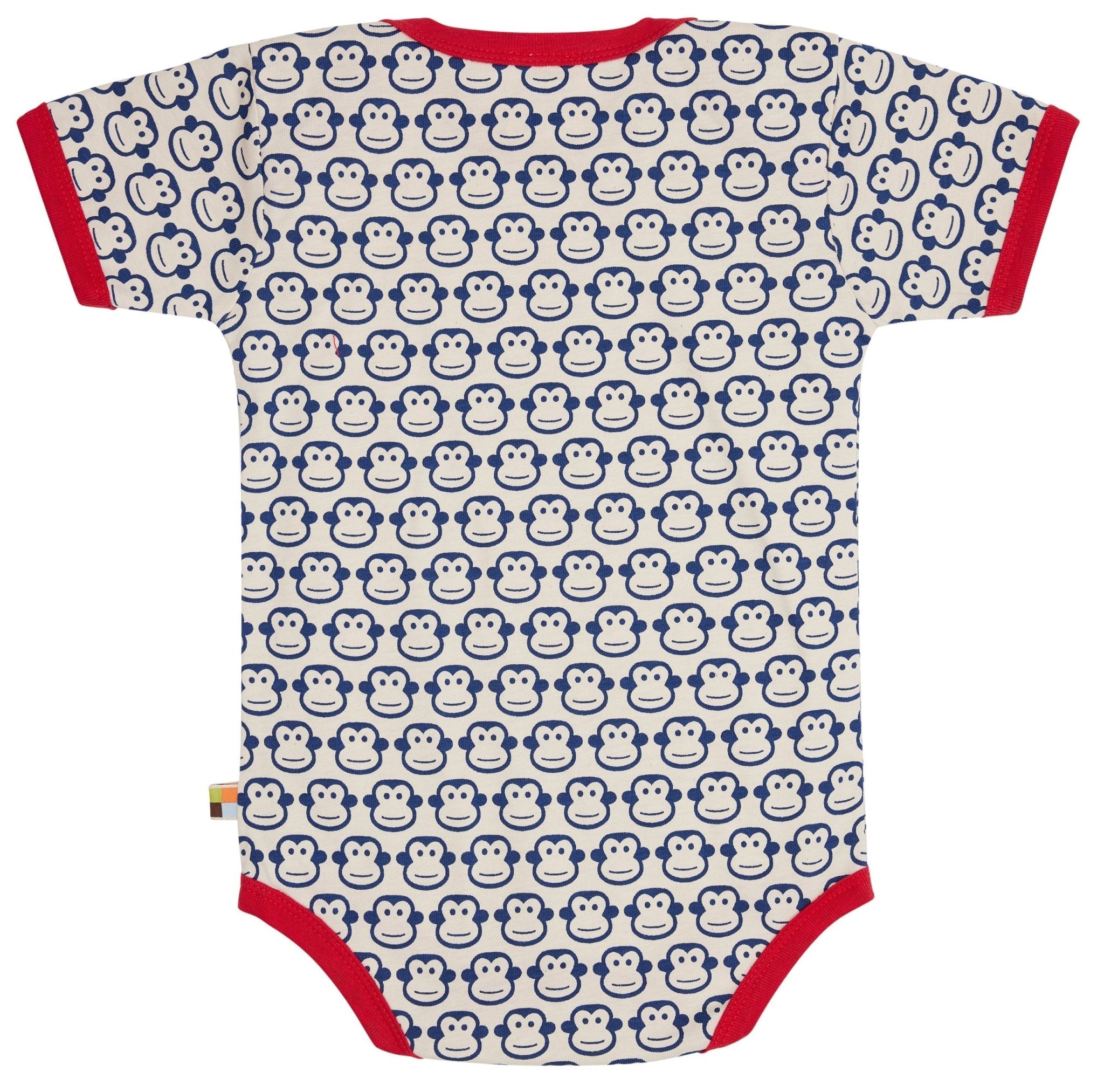 Body Kurzarm mit Druck Affen - loud + proud - 2094 - ul - 50/56