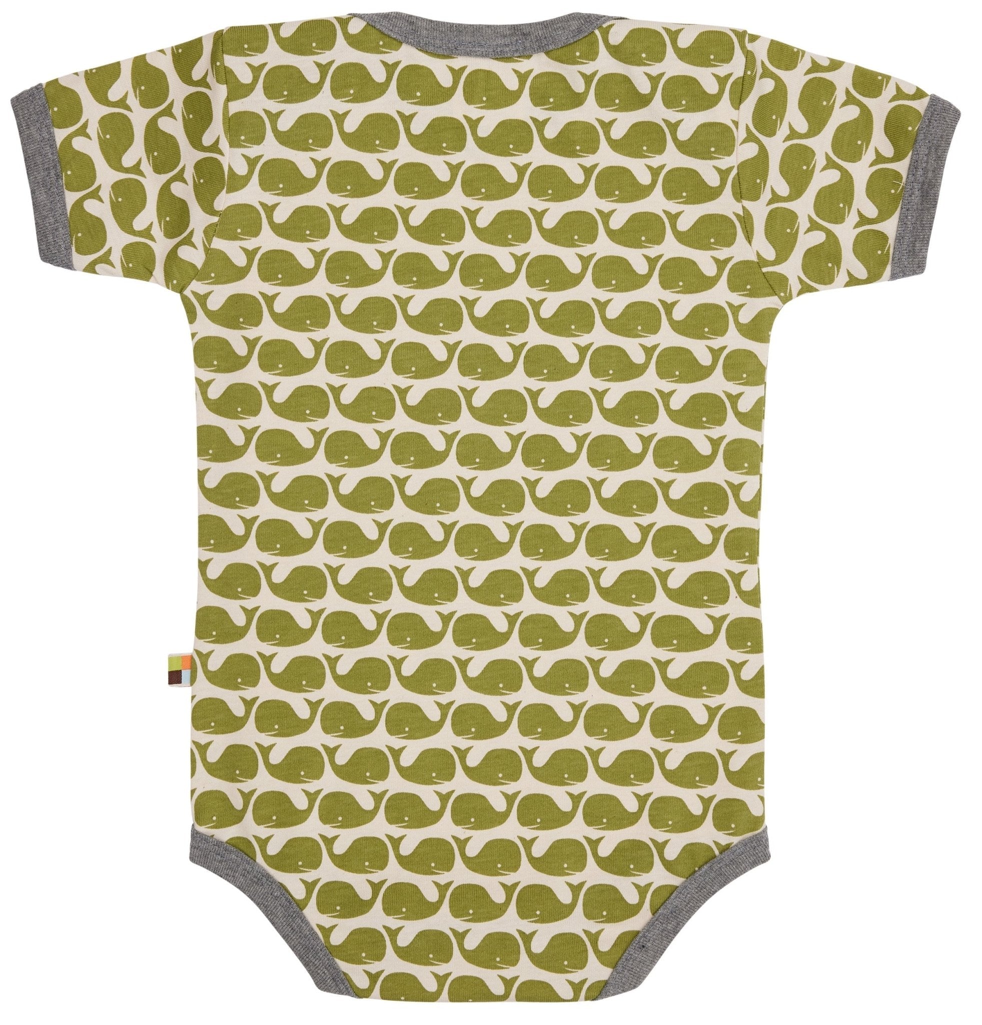 Body Kurzarm mit Druck Wale - loud + proud - 2086 - mo - 50/56