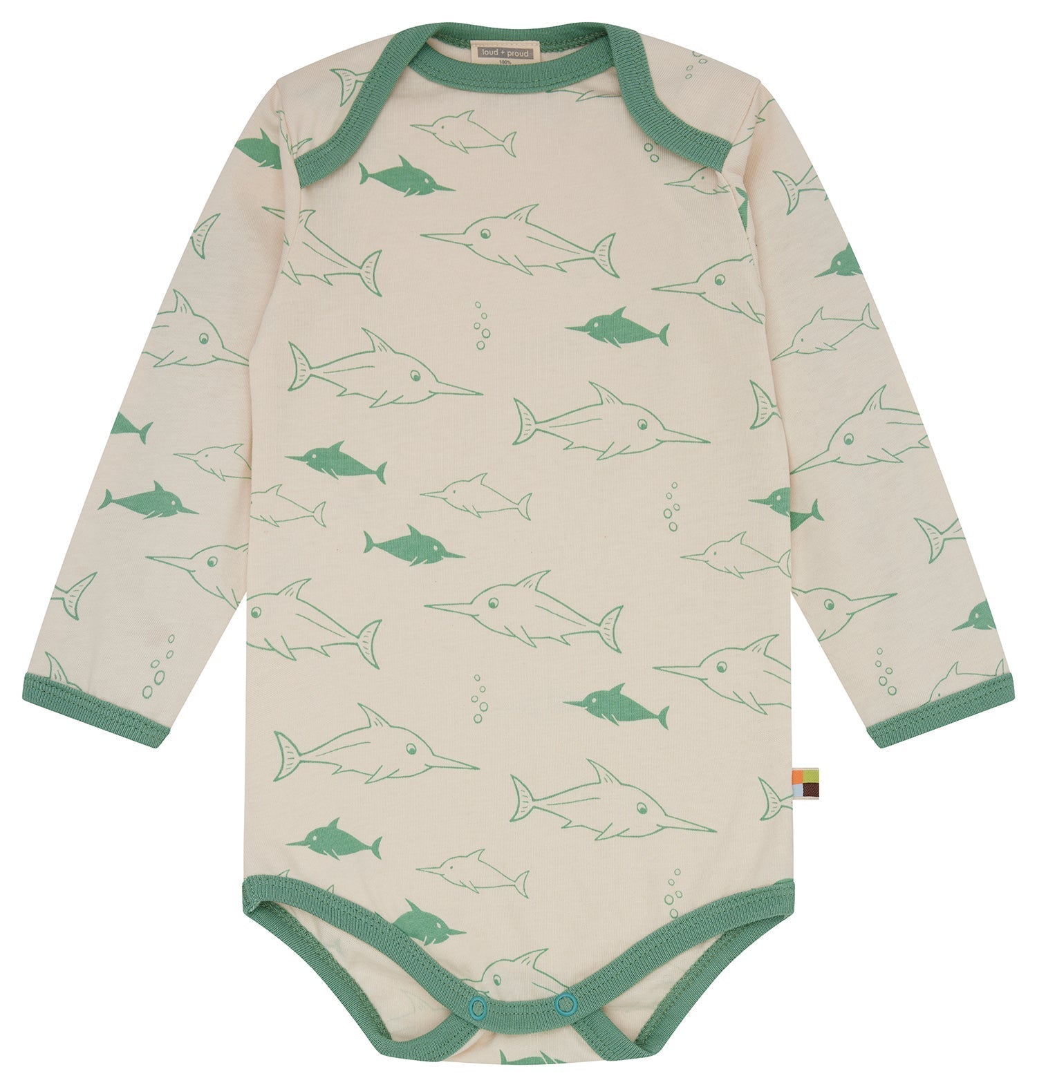 Body langarm Druck - loud + proud - 2119 - bam - 50/56