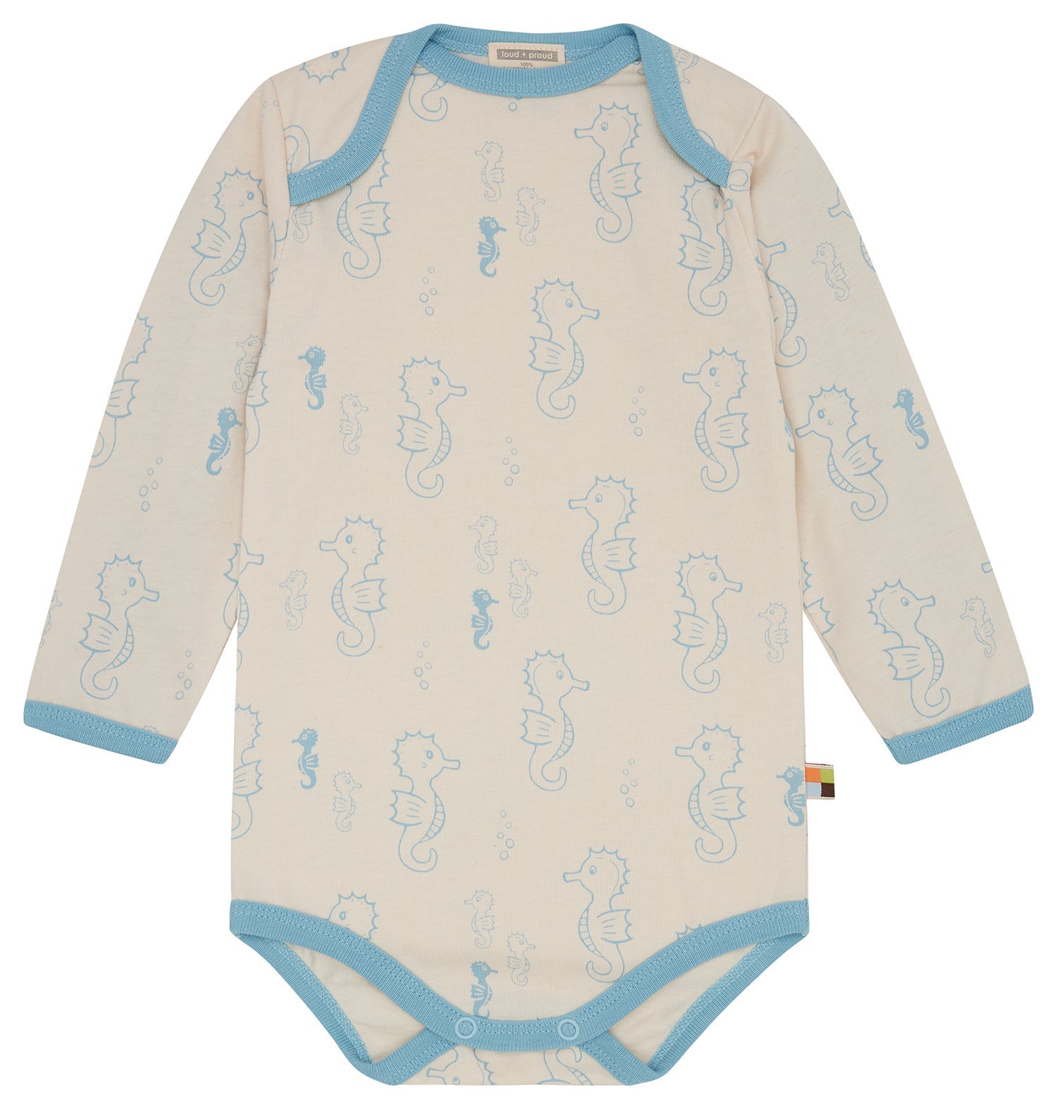 Body langarm Druck - loud + proud - 2119 - air - 50/56