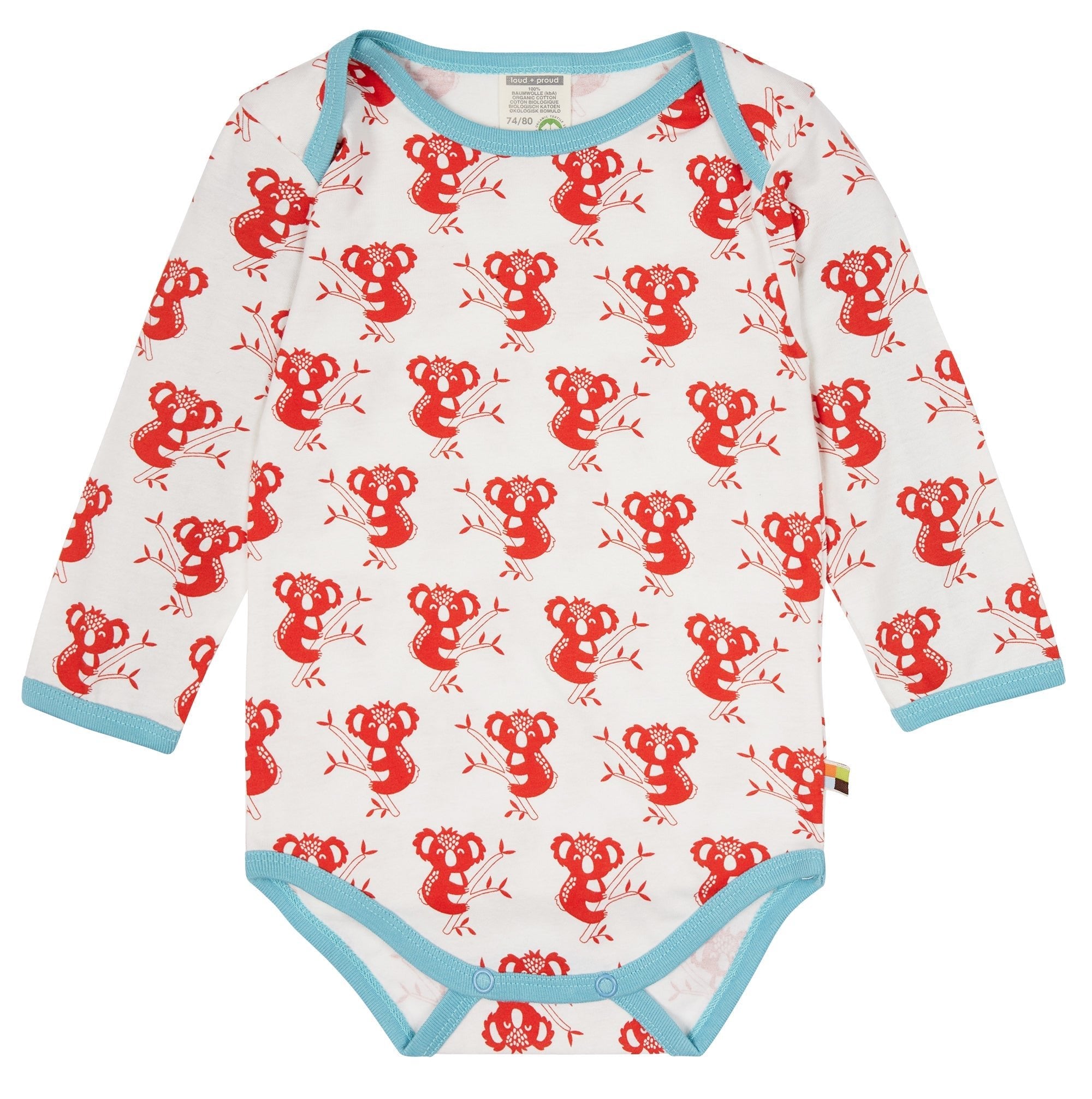 - Body langarm Druck - loud + proud - 2064-cop-50/56