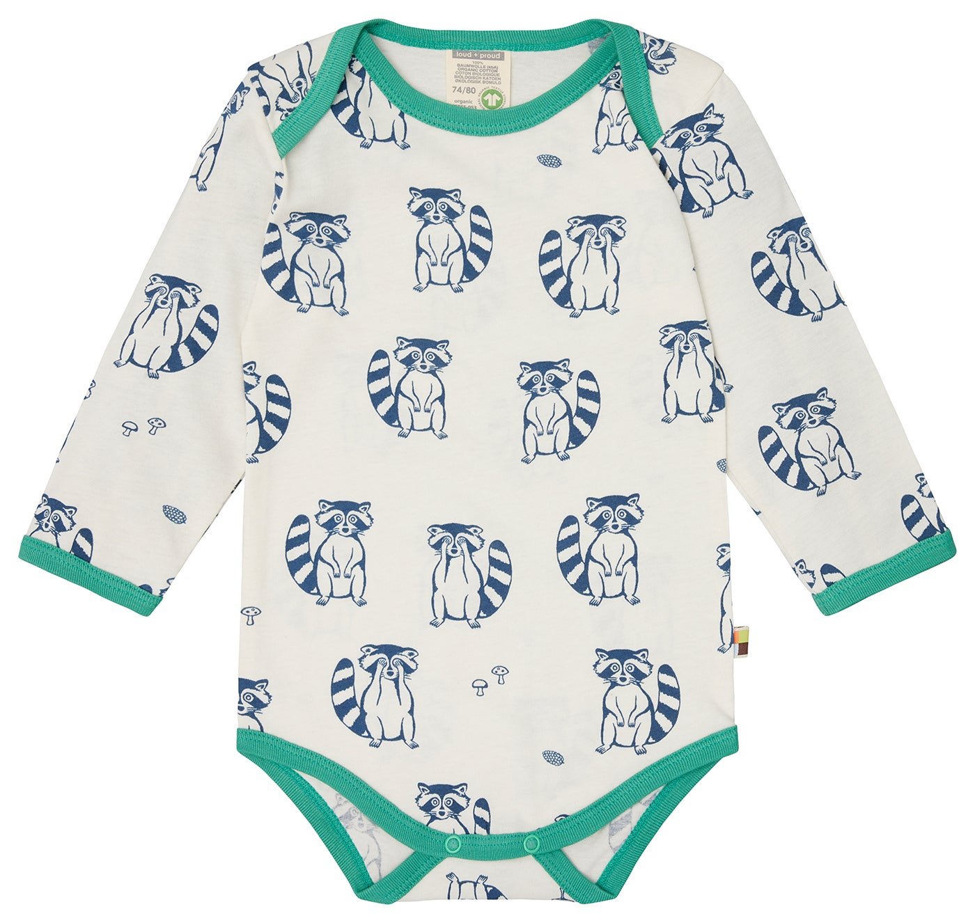 Body langarm mit Druck - loud + proud - 2109 - ul - 50/56