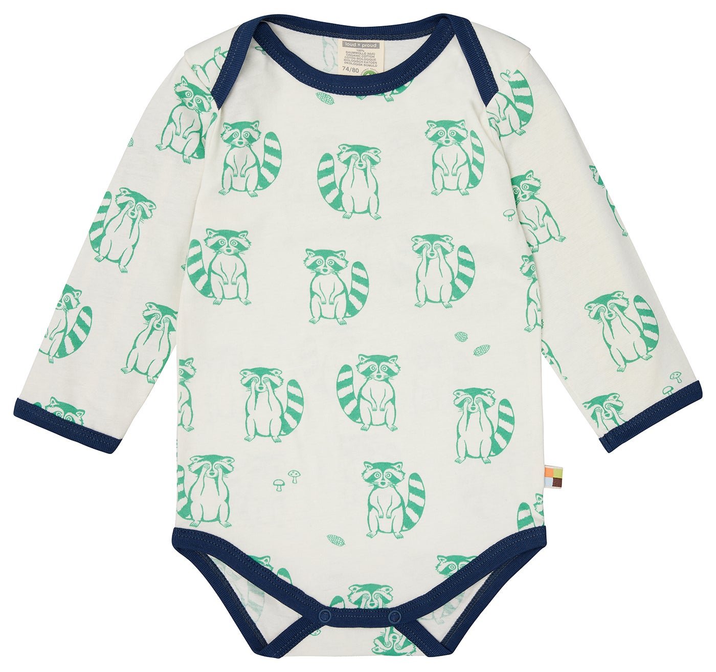 Body langarm mit Druck - loud + proud - 2109 - pla - 50/56