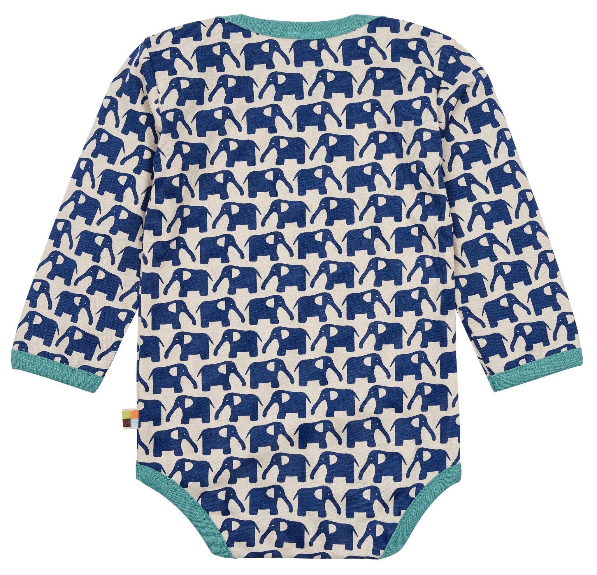 Body Langarm mit Druck Elefanten - loud + proud - 2083 - ul - 50/56