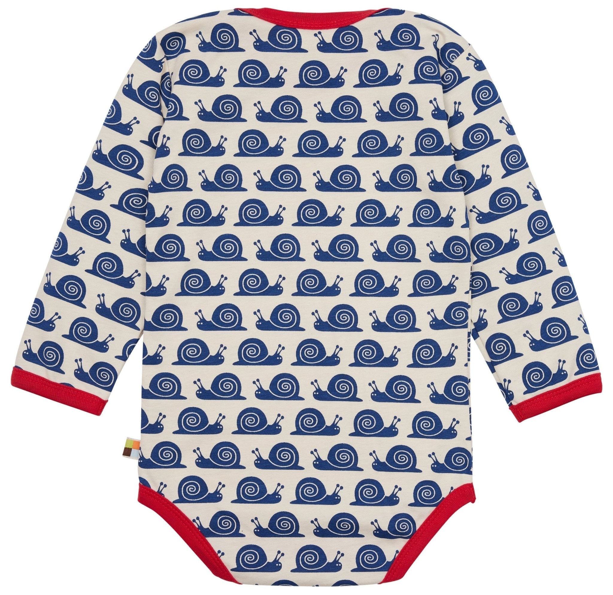 Body Langarm mit Druck Schnecken - loud + proud - 2091 - ul - 50/56