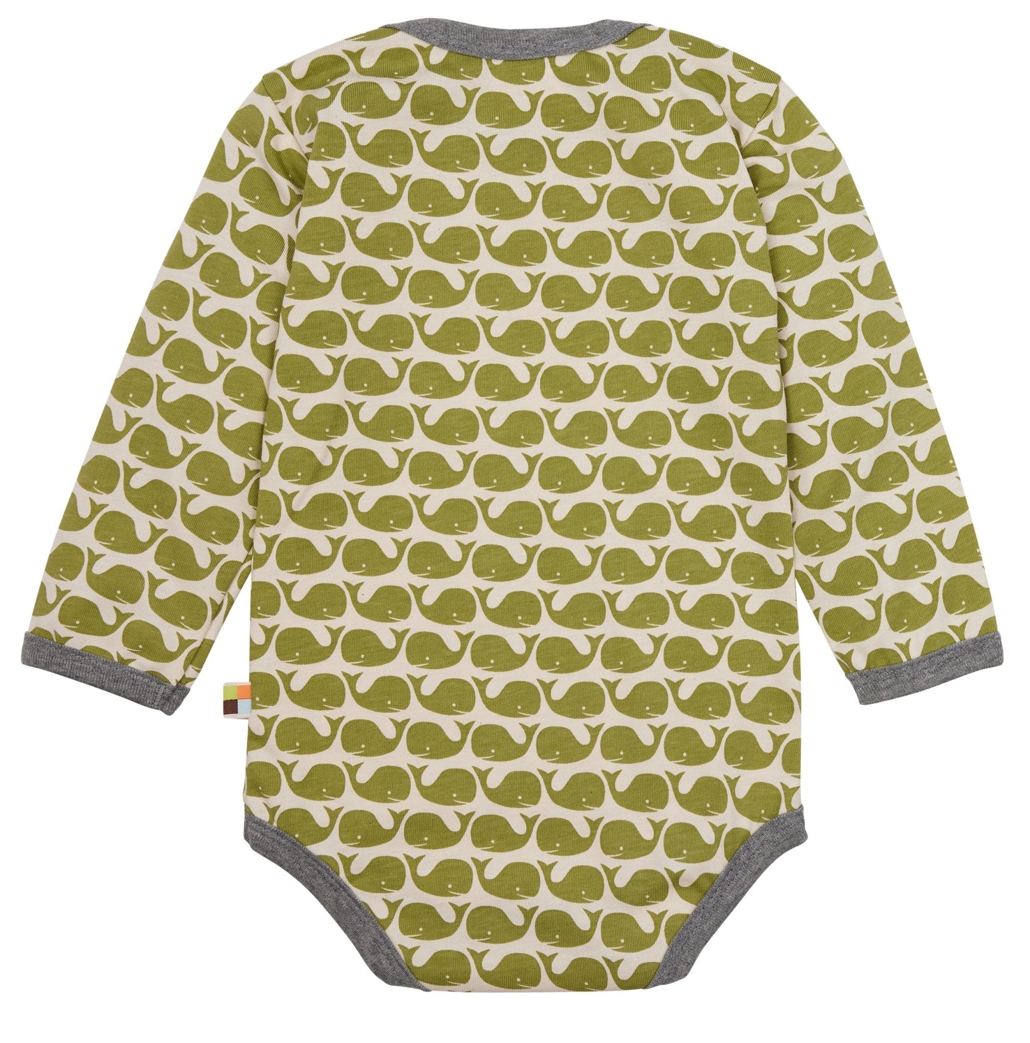 Body Langarm mit Druck Wale - loud + proud - 2087 - mo - 50/56