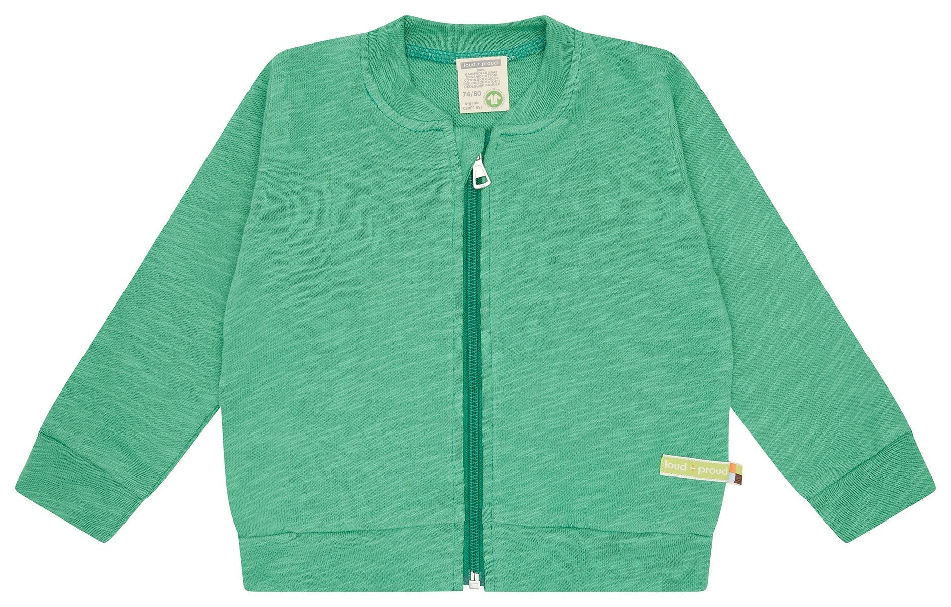 Collegejacke Slub Jersey - loud + proud - 3159 - pla - 62/68