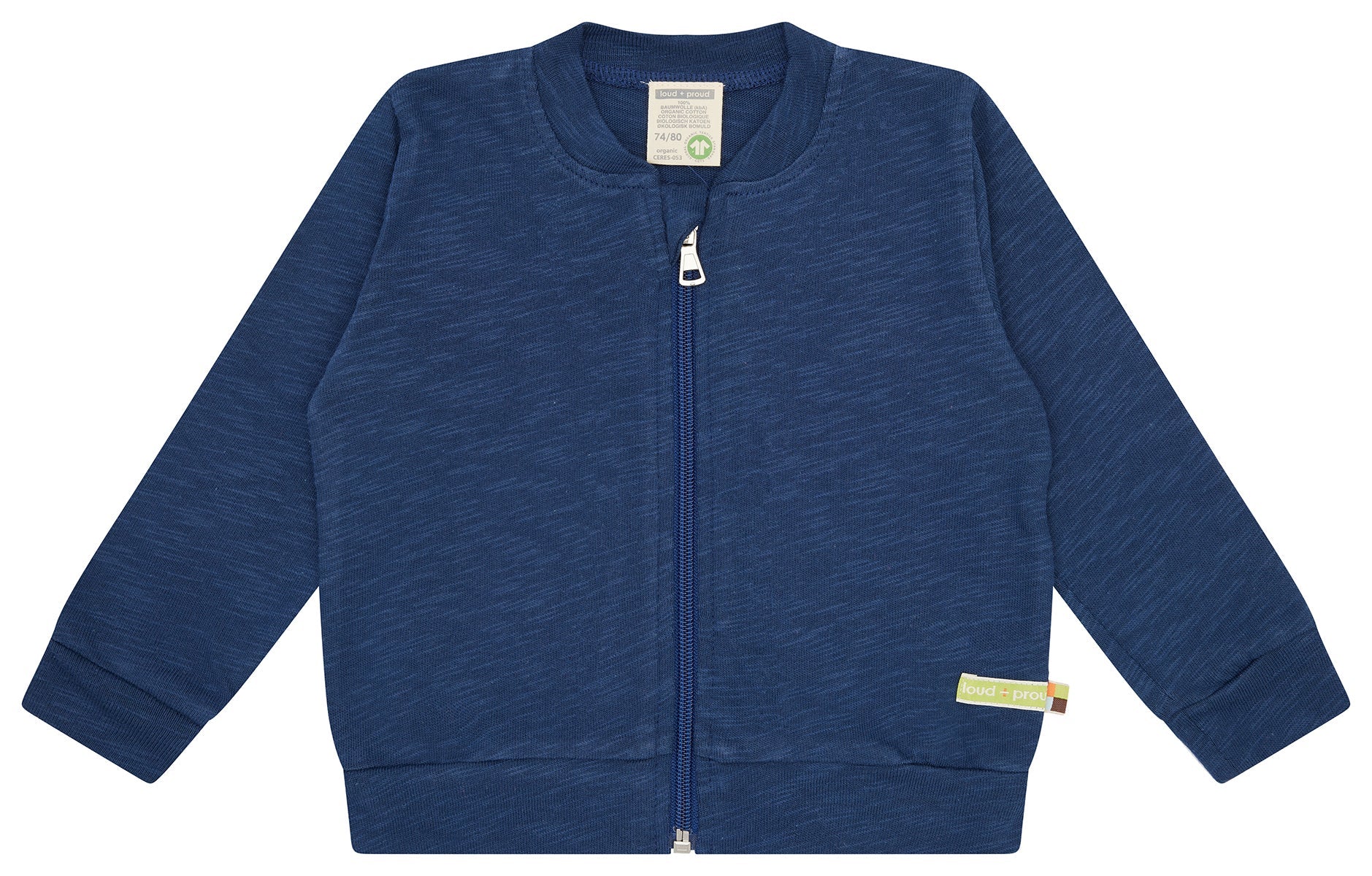 Collegejacke Slub Jersey - loud + proud - 3159 - ul - 62/68