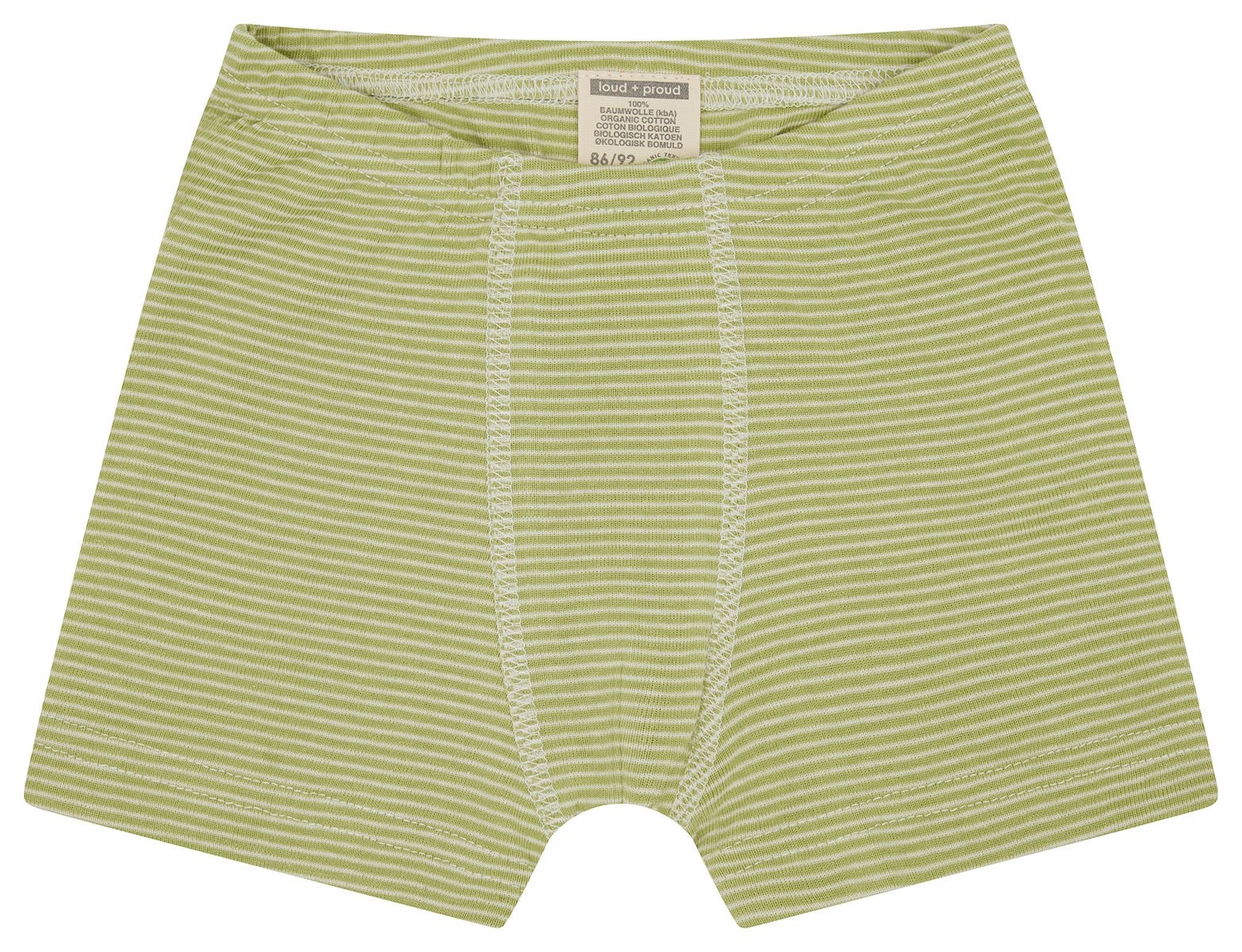 Doppelpack Boxer aus Feinripp - loud + proud - 2101 - avo - 86/92