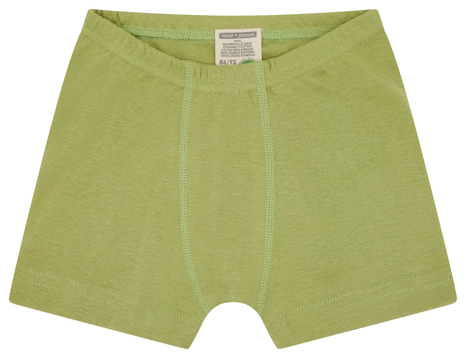 Doppelpack Boxer aus Feinripp - loud + proud - 2101 - avo - 86/92