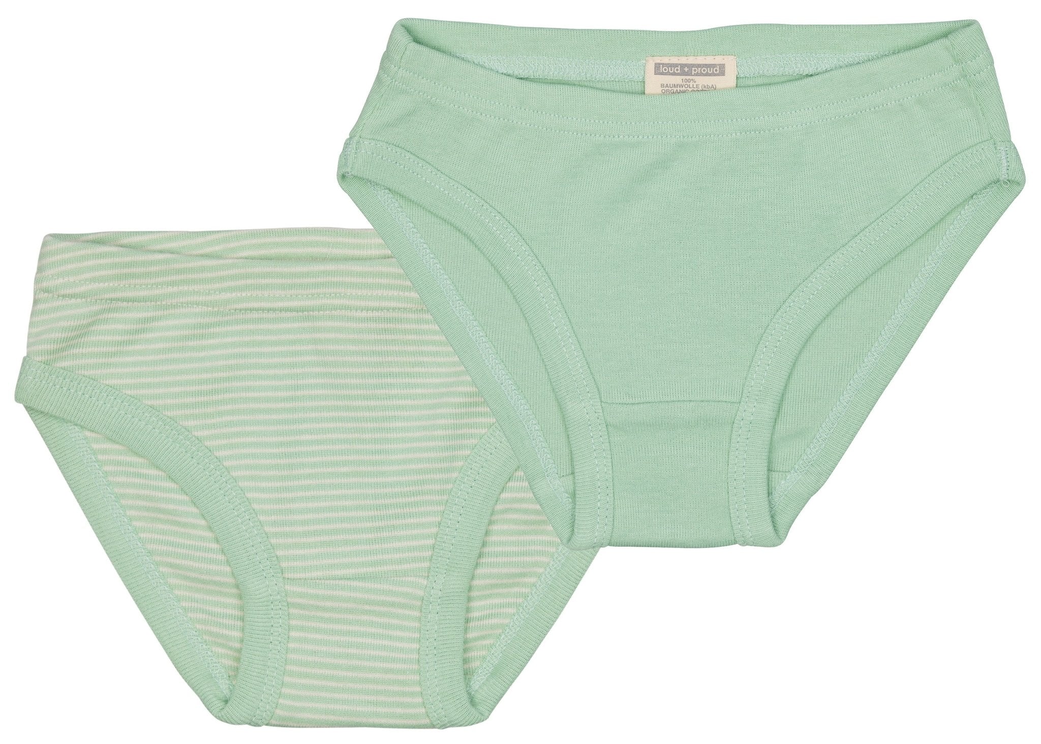 Doppelpack Slips aus Feinripp - loud + proud - 2100 - pi - 86/92