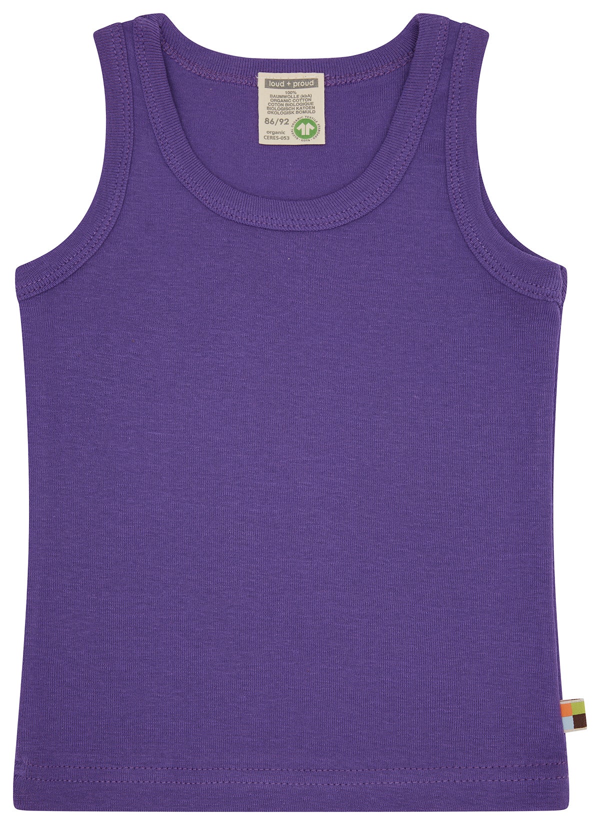 Doppelpack Unterhemden aus Feinripp - loud + proud - 2102 - vio - 86/92