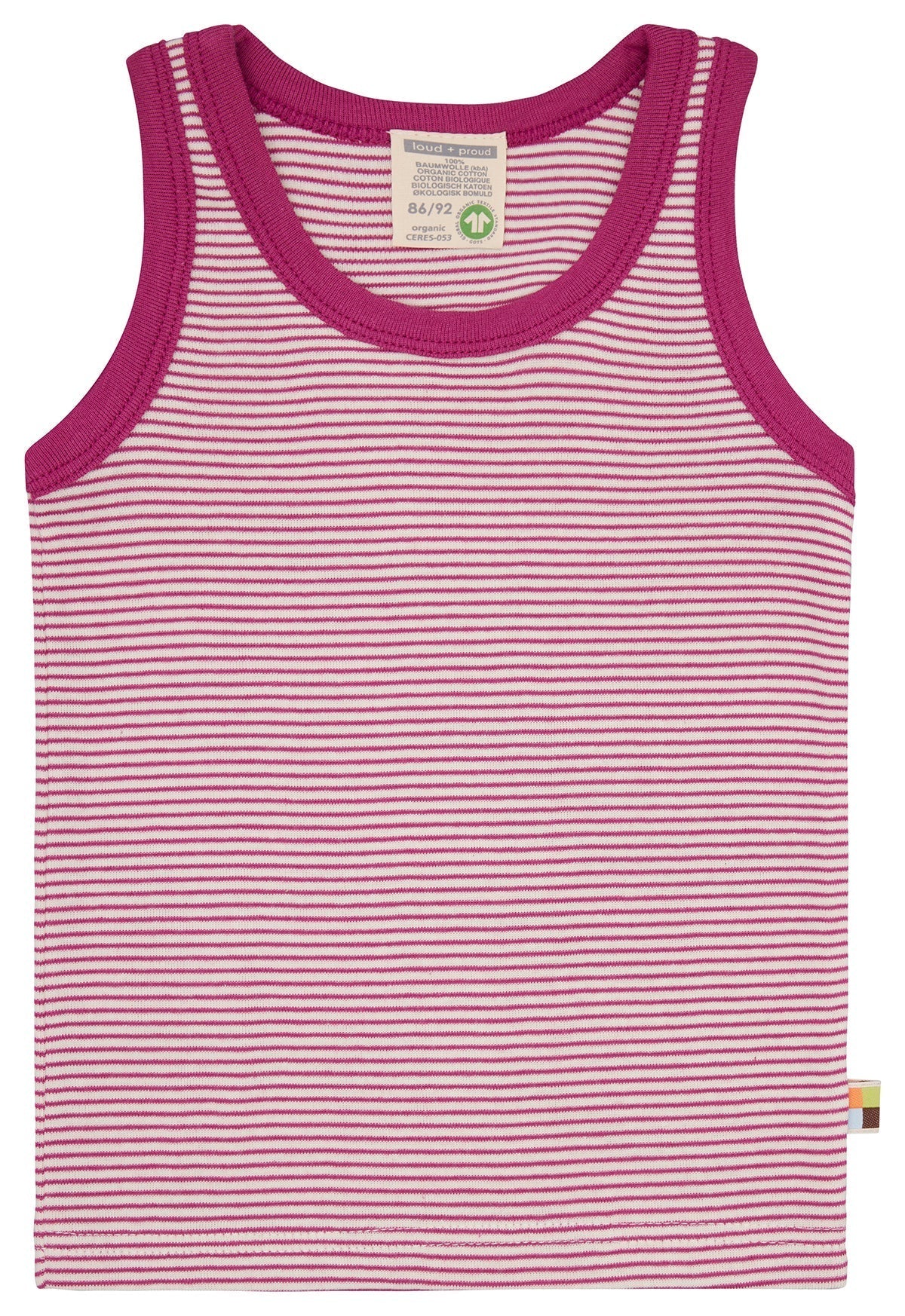 Doppelpack Unterhemden aus Feinripp - loud + proud - 2102 - aza - 86/92