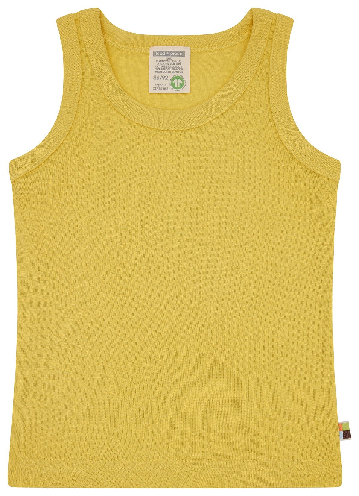 Doppelpack Unterhemden aus Feinripp - loud + proud - 2102 - gol - 86/92