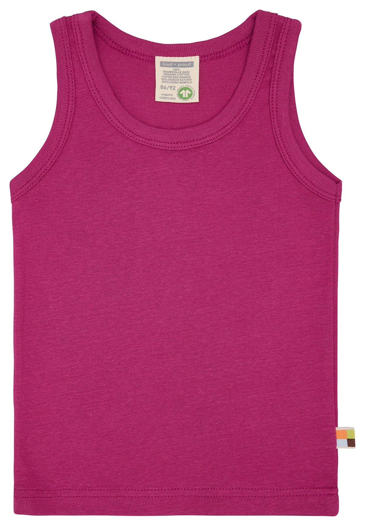 Doppelpack Unterhemden aus Feinripp - loud + proud - 2102 - aza - 86/92