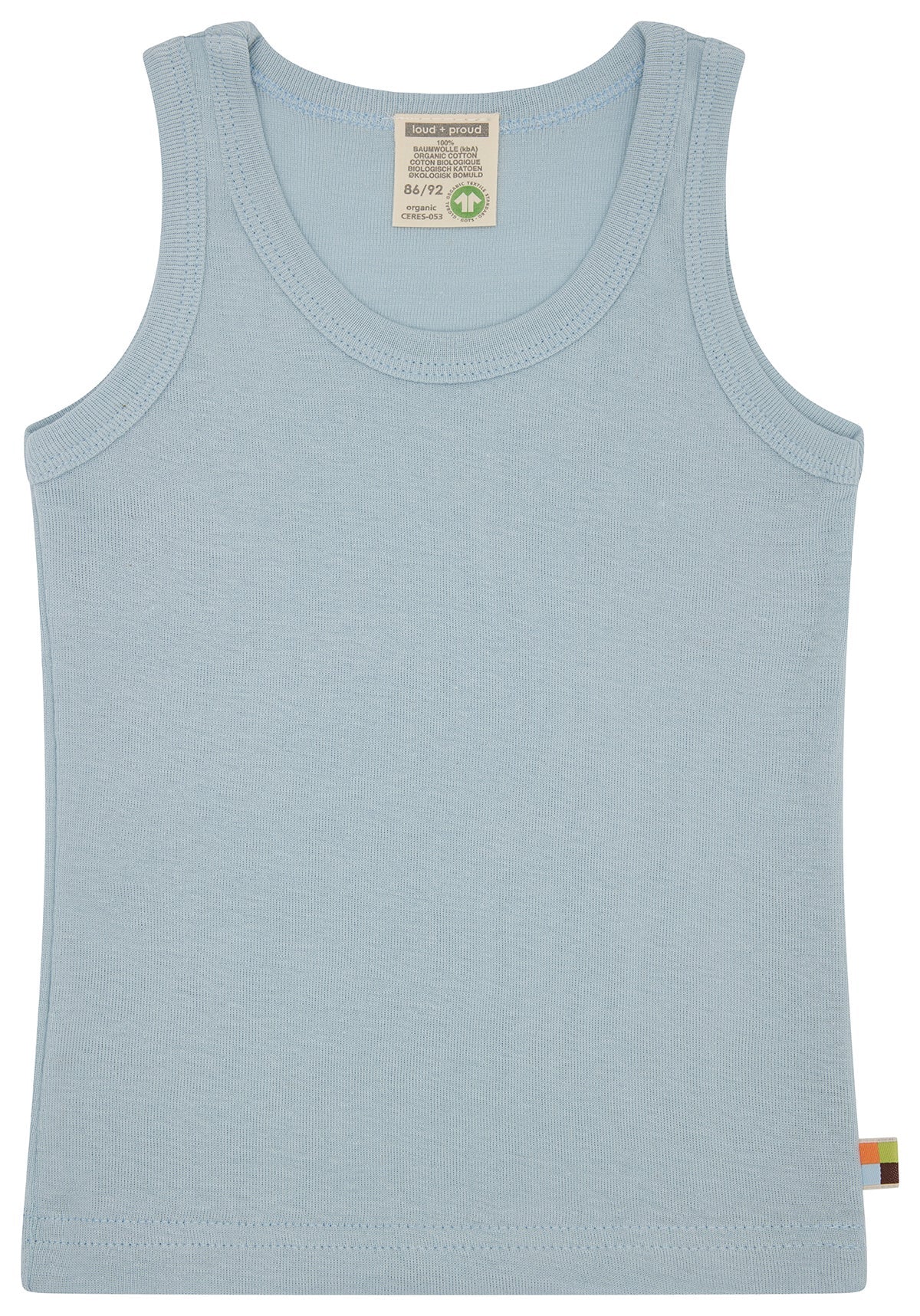 Doppelpack Unterhemden aus Feinripp - loud + proud - 2102 - ei - 86/92