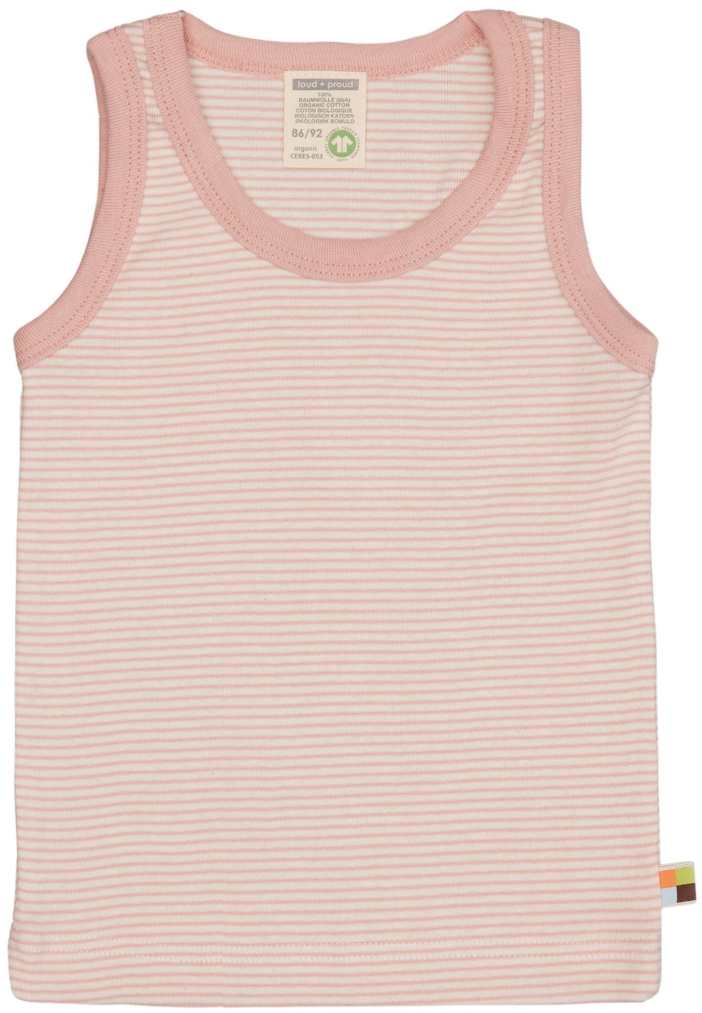 Doppelpack Unterhemden aus Feinripp - loud + proud - 2102 - pow - 86/92