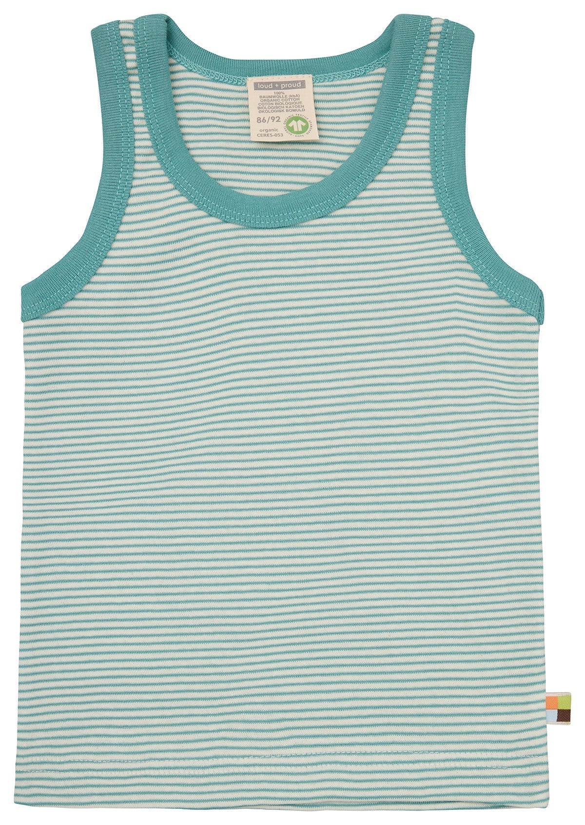 Doppelpack Unterhemden aus Feinripp - loud + proud - 2102 - ore - 86/92