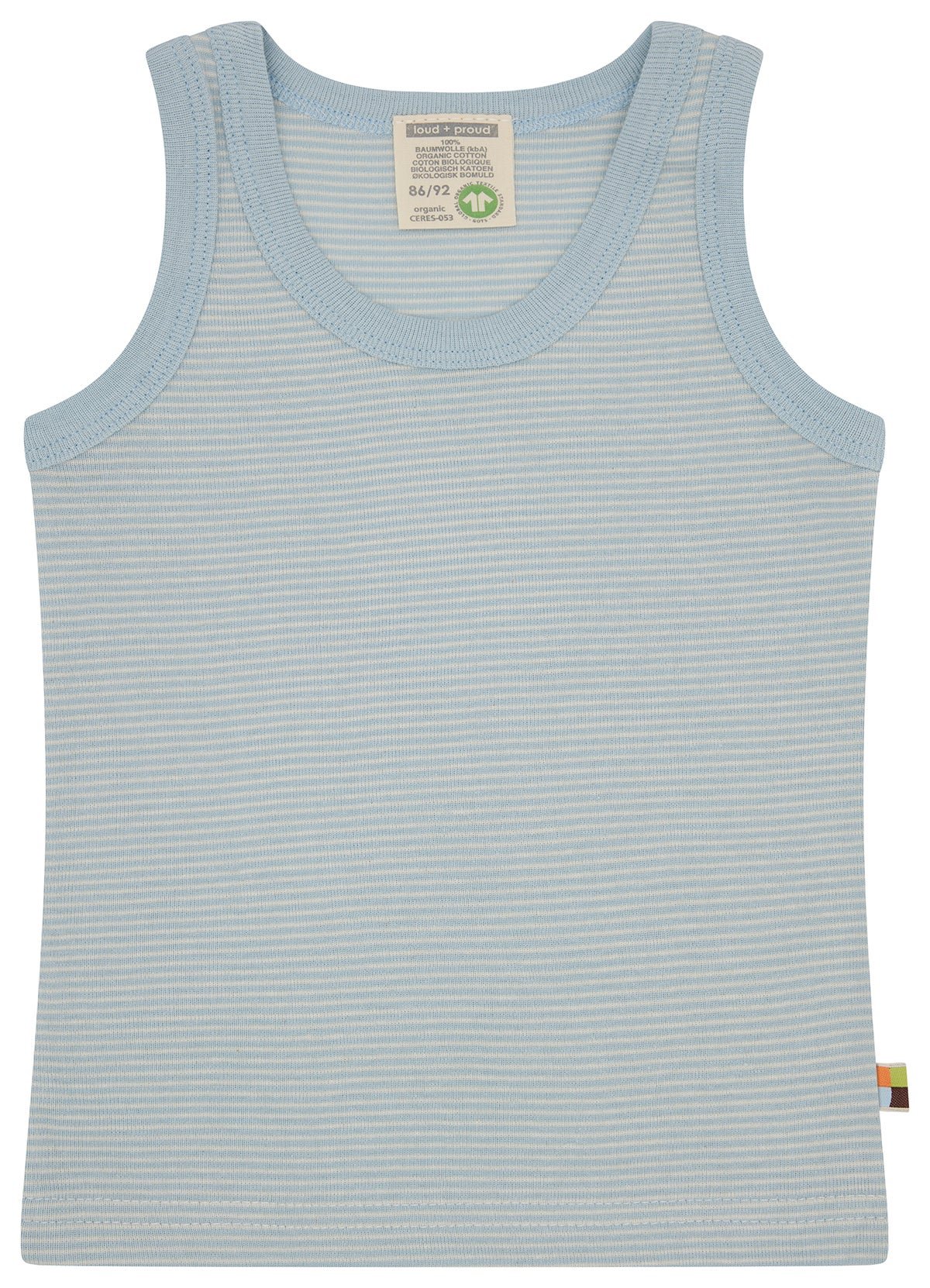 Doppelpack Unterhemden aus Feinripp - loud + proud - 2102 - ei - 86/92