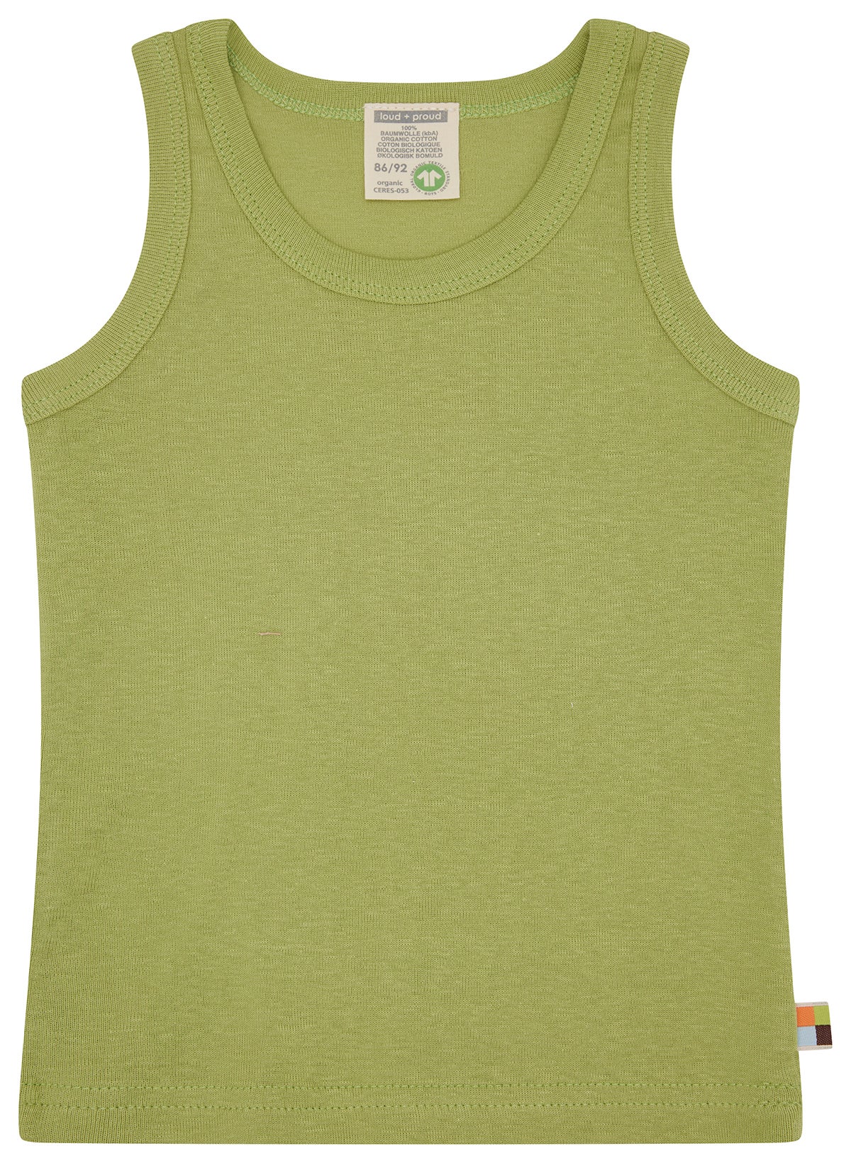 Doppelpack Unterhemden aus Feinripp - loud + proud - 2102 - avo - 86/92