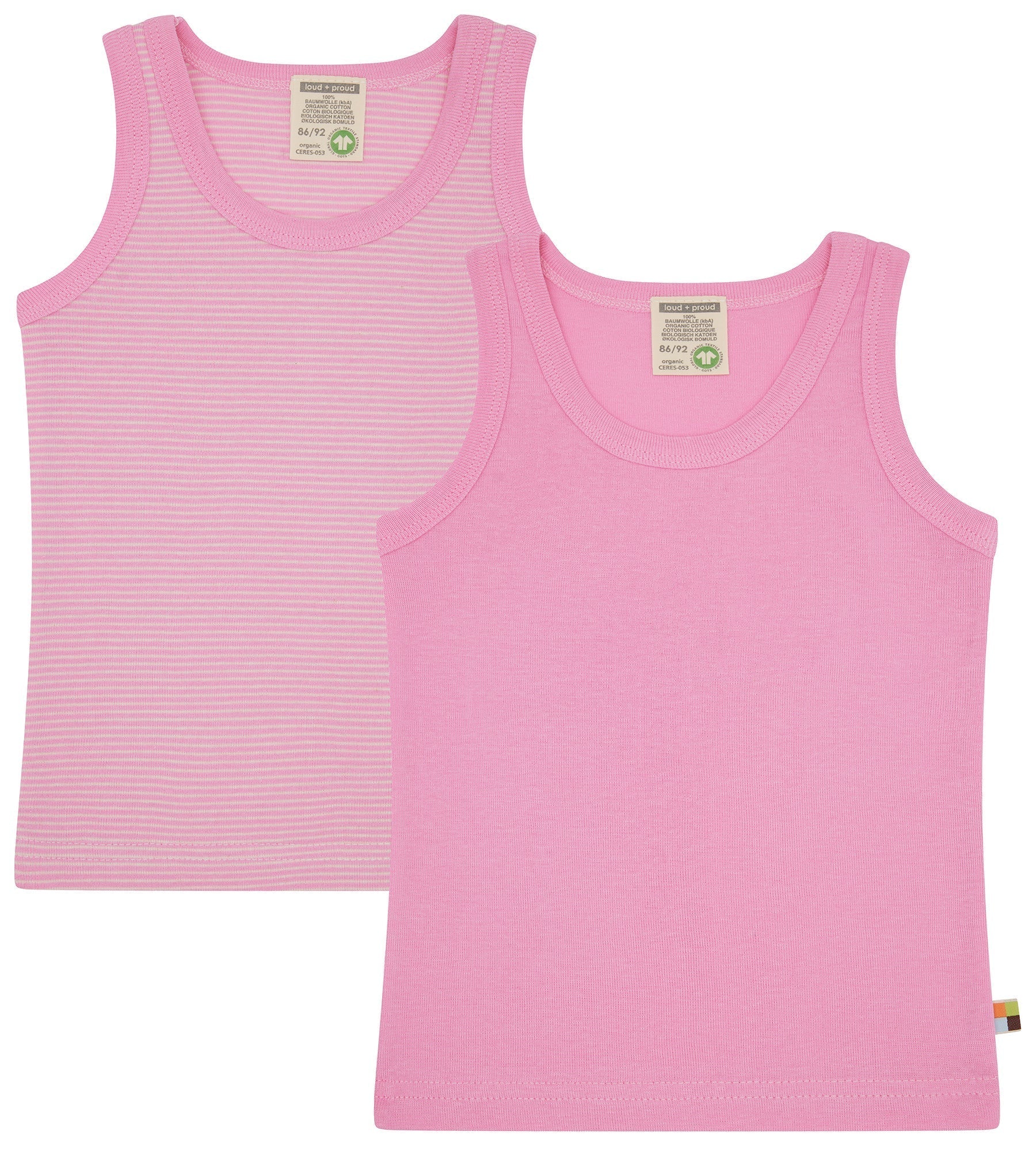 Doppelpack Unterhemden aus Feinripp - loud + proud - 2102 - mal - 86/92