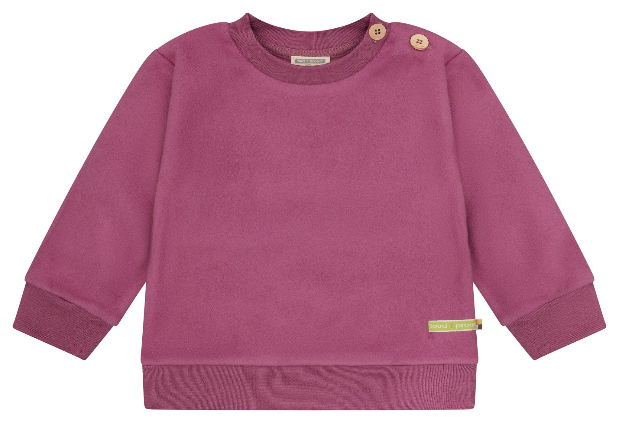 Fleece - Sweatshirt - loud + proud - 1204 - grp - 62/68