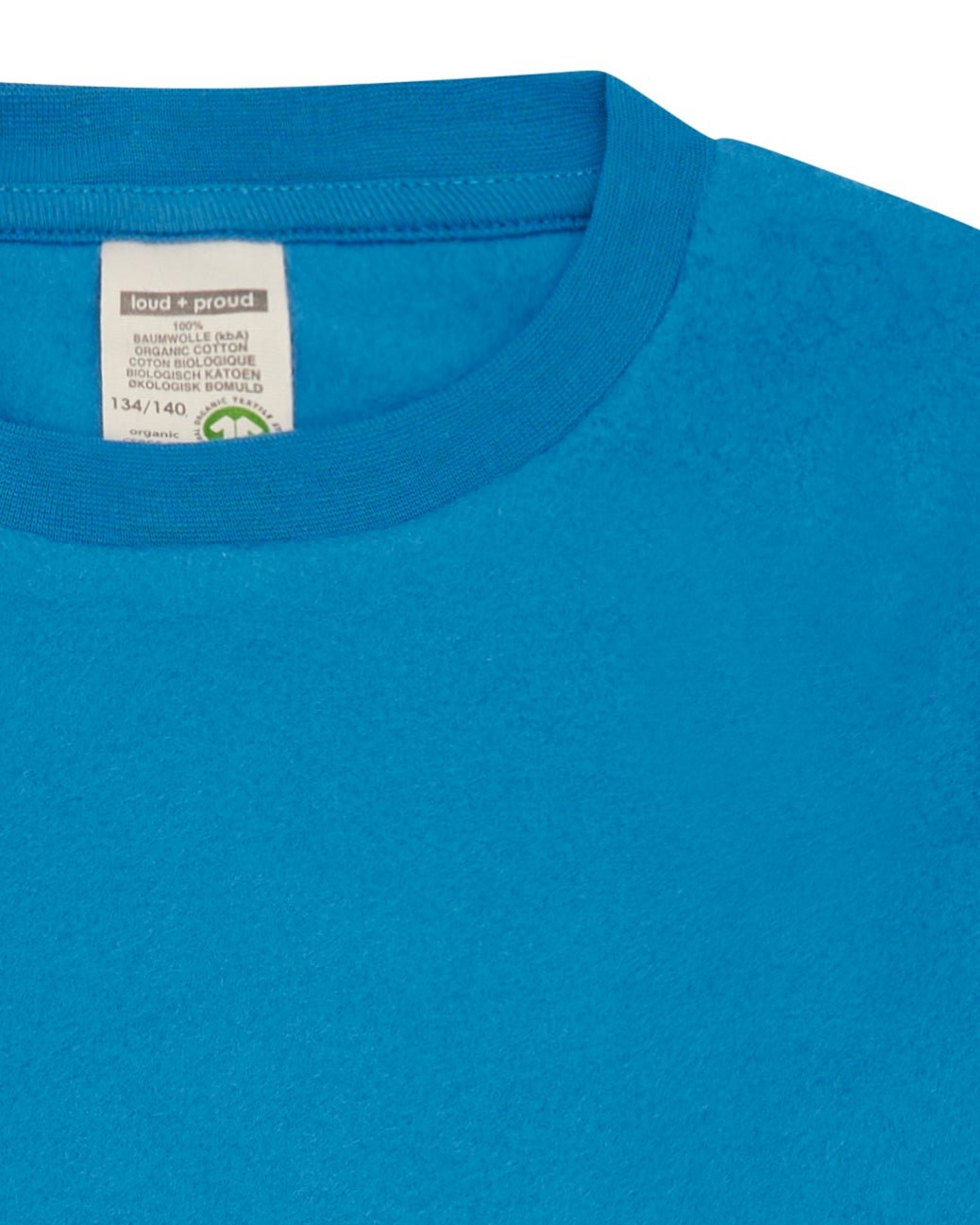 Fleece - Sweatshirt - loud + proud - 1161K - azu - 134/140