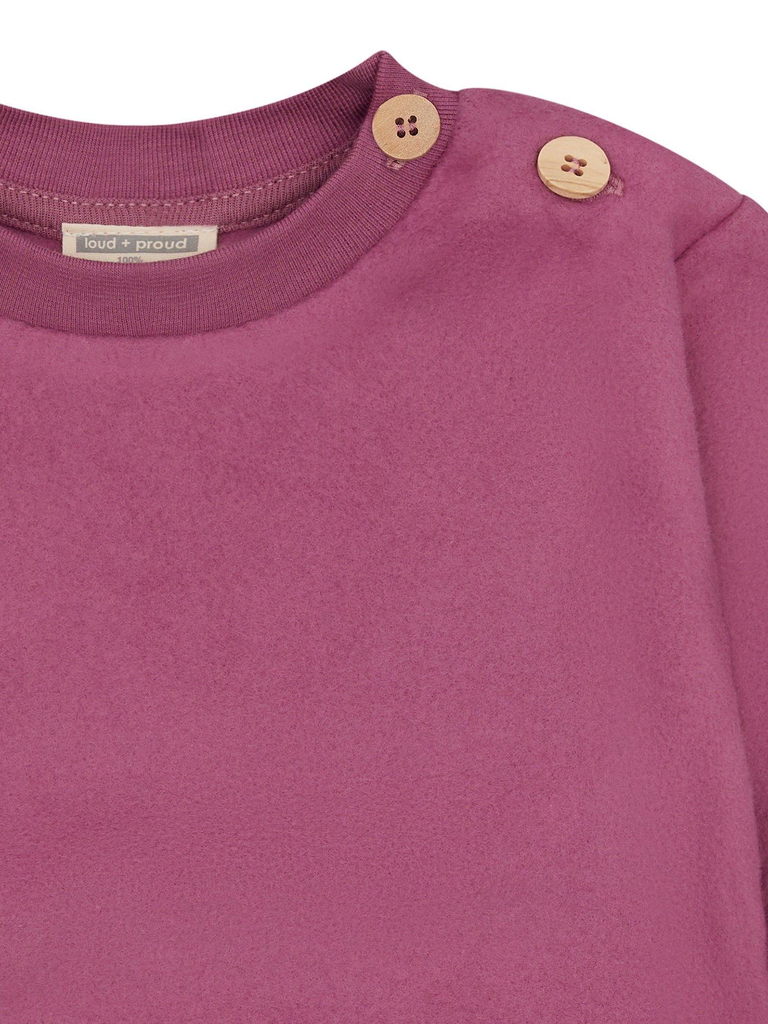 Fleece - Sweatshirt - loud + proud - 1204 - grp - 62/68