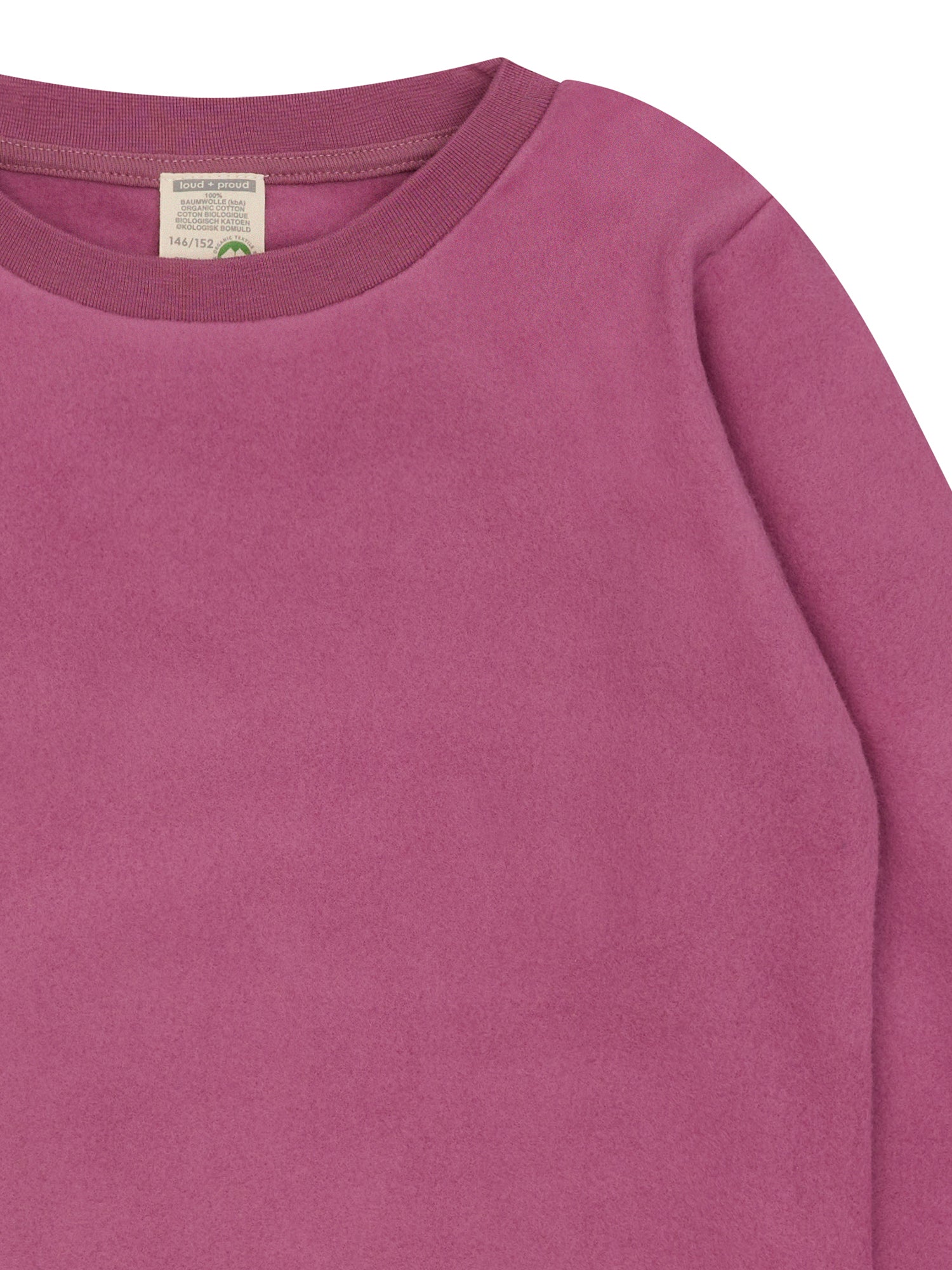 Fleece - Sweatshirt - loud + proud - 1204K - grp - 134/140