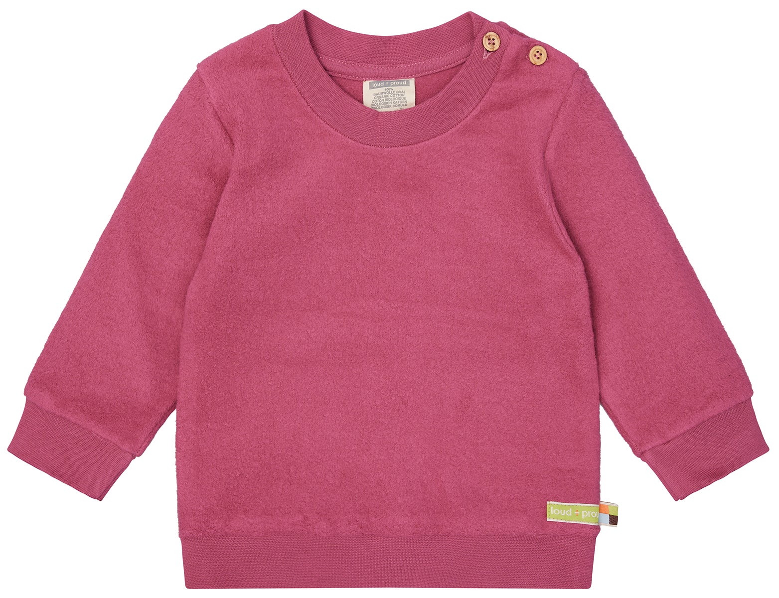 Fleece - Sweatshirt - loud + proud - 1161 - rou - 62/68