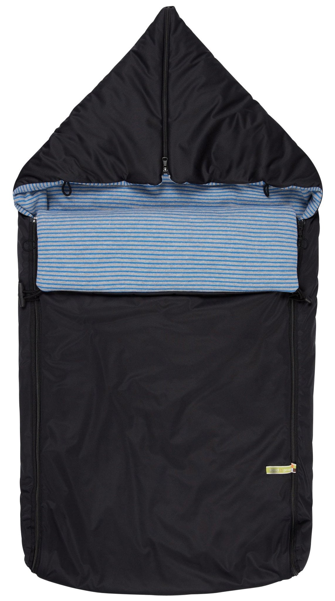 - Ganzjahres - Fußsack - loud + proud - 7122-bl/gr-OS