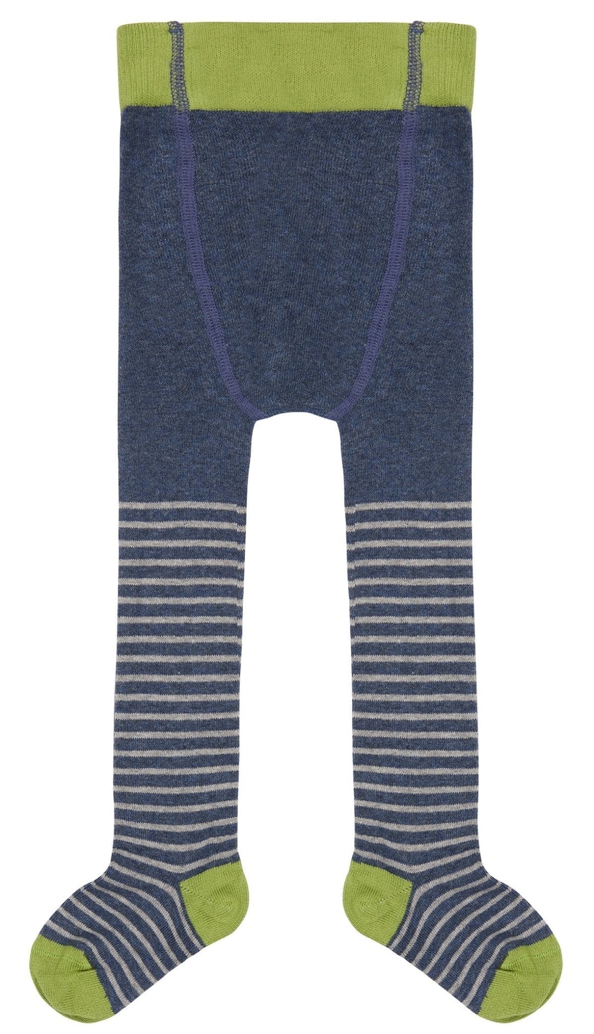 Gemusterte Strumpfhose - loud + proud - 8001 - ul/stripes - 62/68