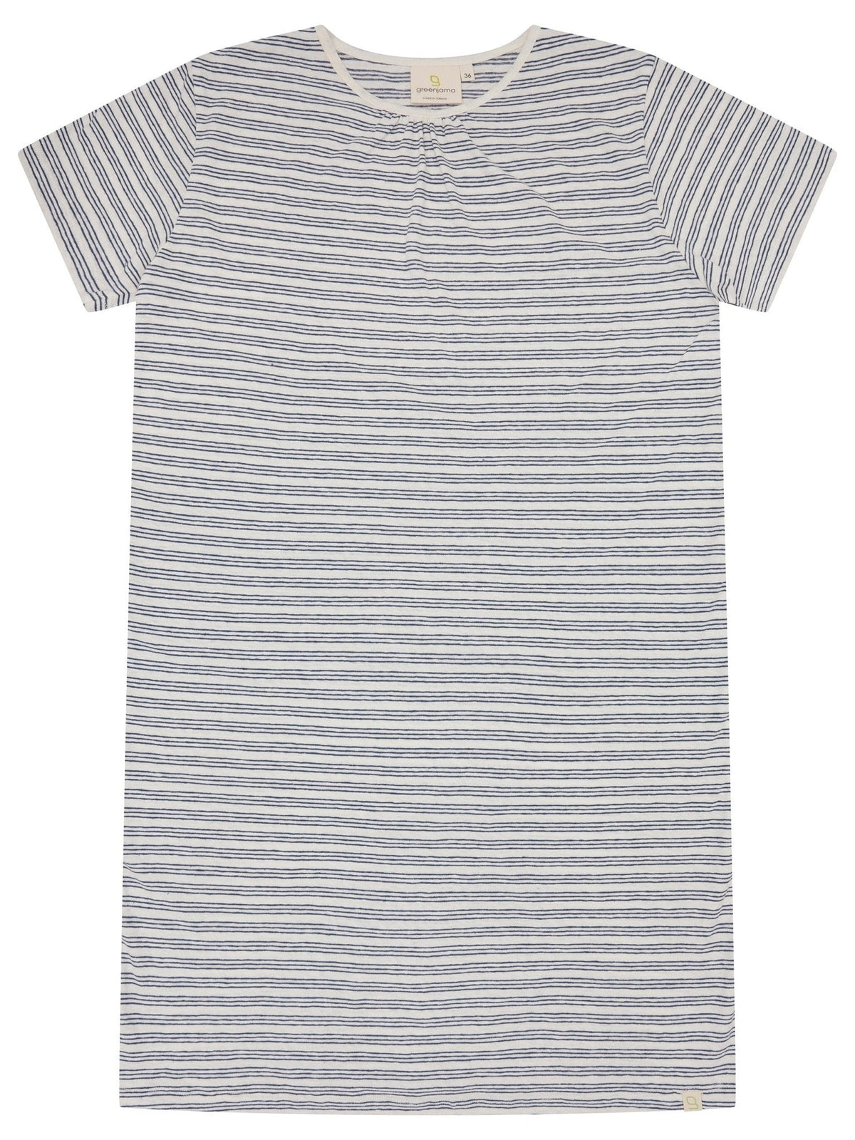 Geringeltes Sleepshirt mit Leinen - Anteil - loud + proud - G603-ul-36