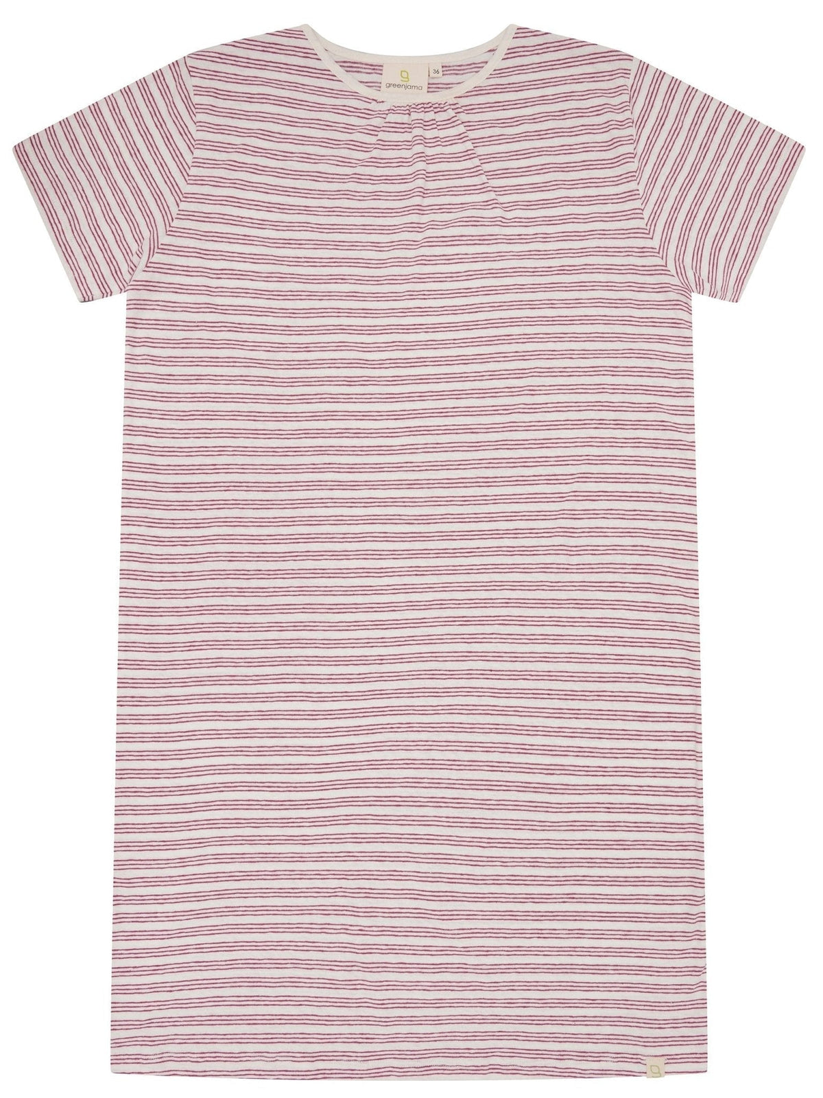 Geringeltes Sleepshirt mit Leinen - Anteil - loud + proud - G603-rou-36