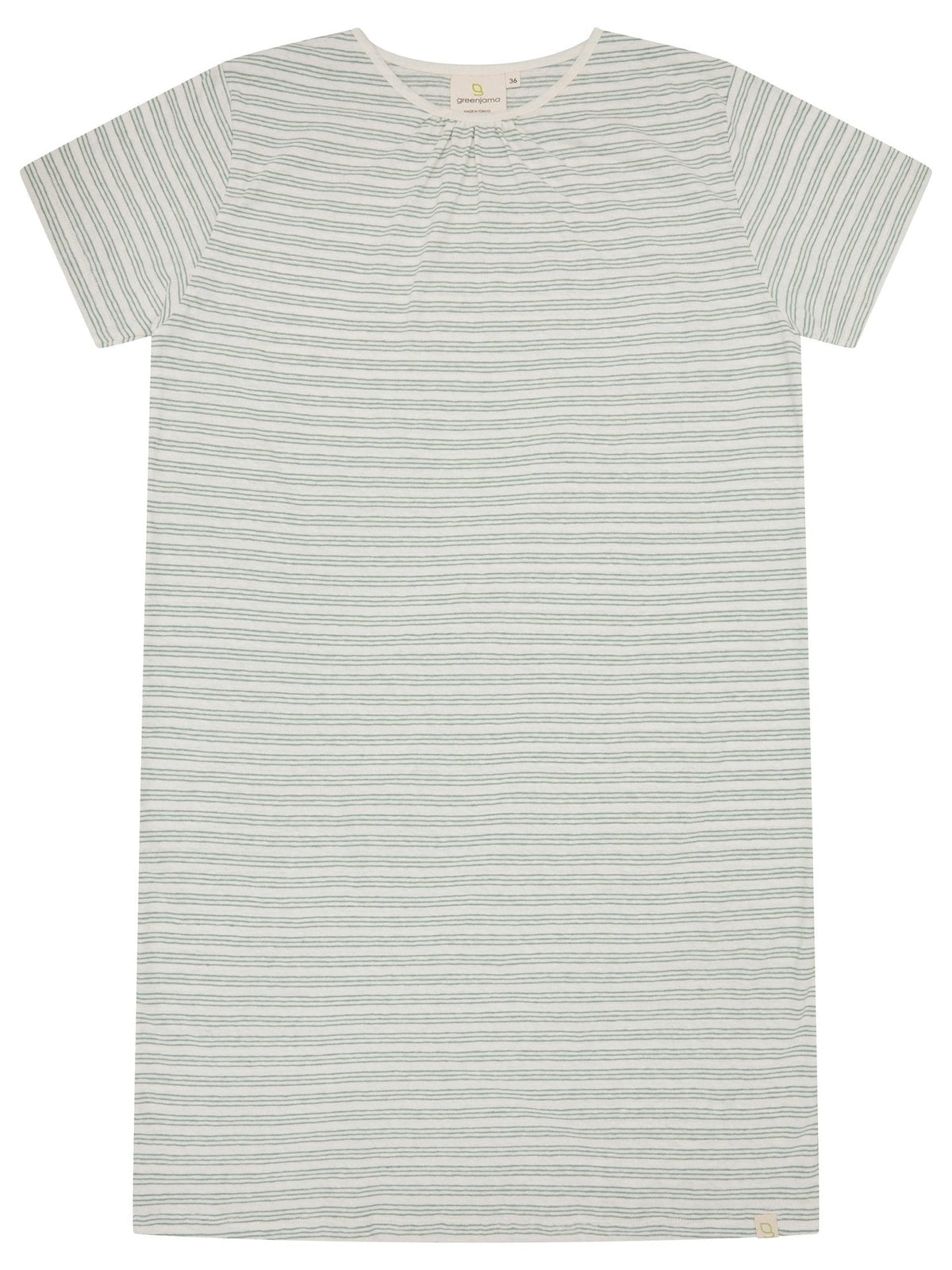 Geringeltes Sleepshirt mit Leinen - Anteil - loud + proud - G603-bam-36