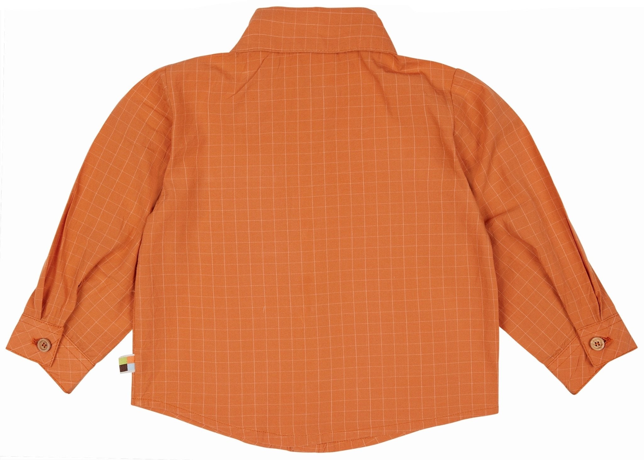 Hemd aus feinem Karo - loud + proud - 1129 - car - 74/80