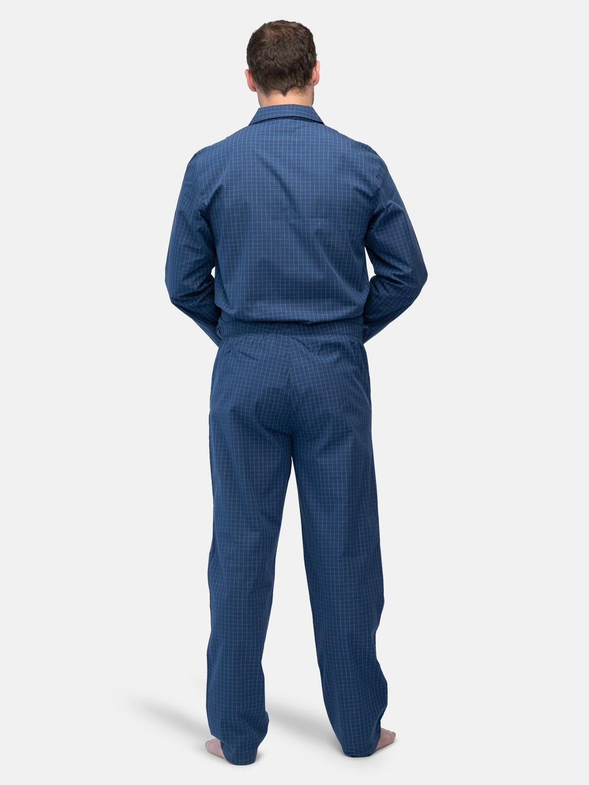 Herren Pyjama - Hose mit kleinem Karo - loud + proud - G409-ul-S