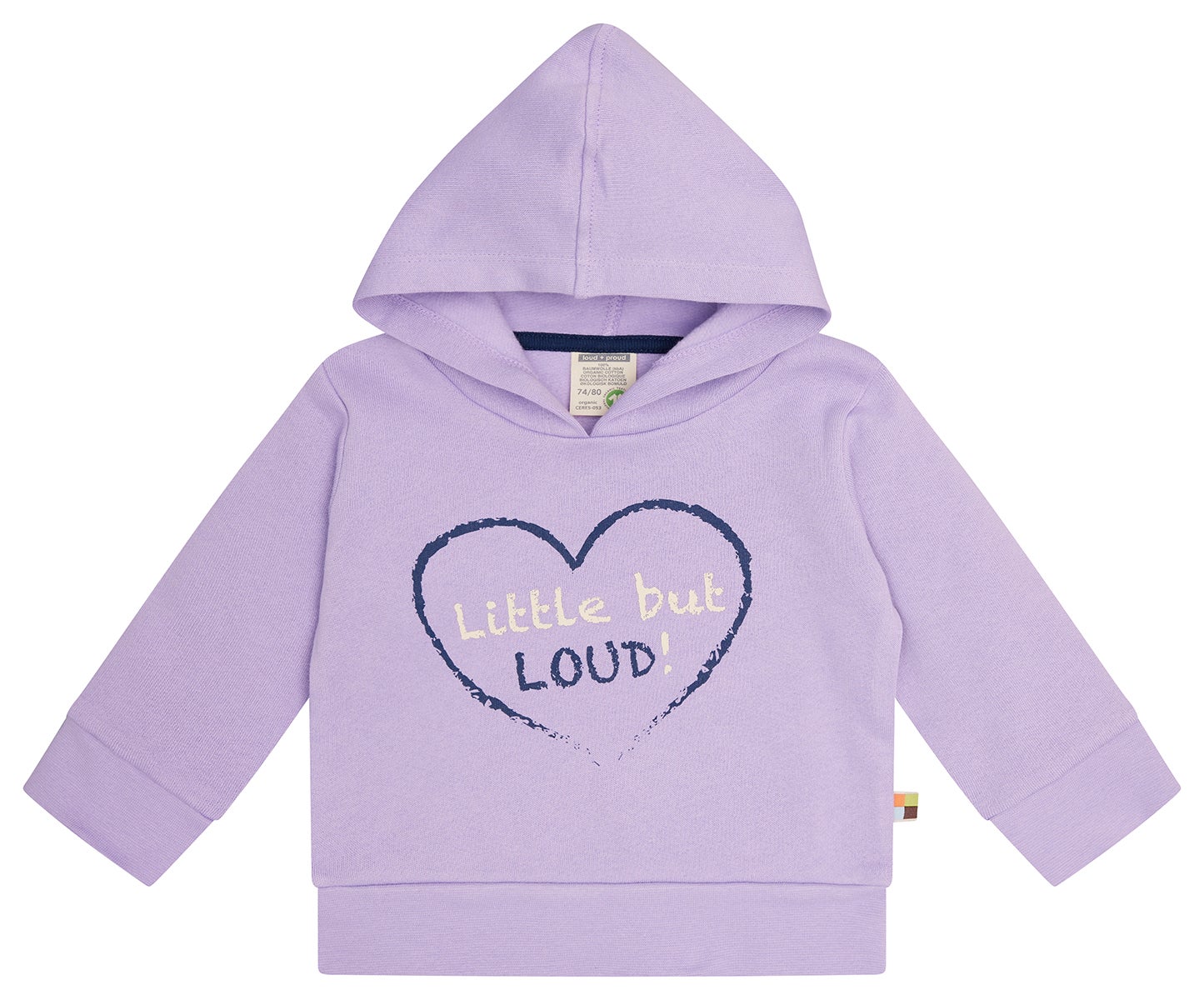 Hoodie mit Druckmotiv - loud + proud - 1170 - lil - 62/68