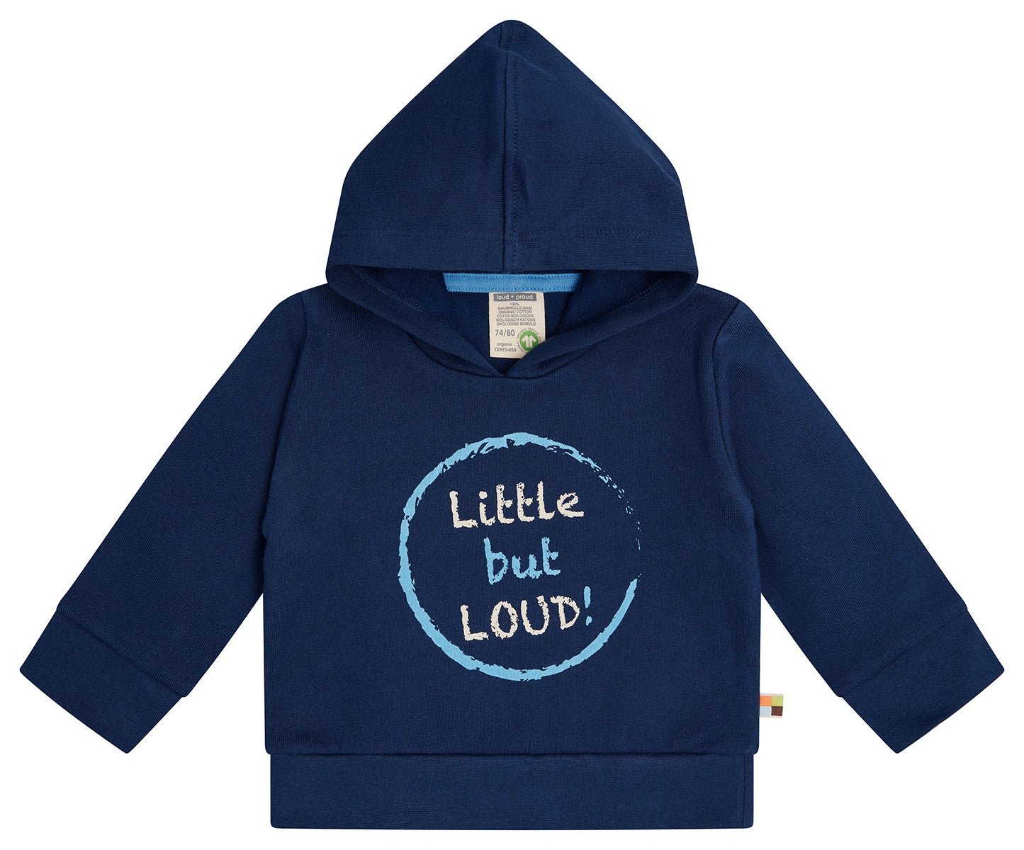 Hoodie mit Druckmotiv - loud + proud - 1173 - ul - 62/68