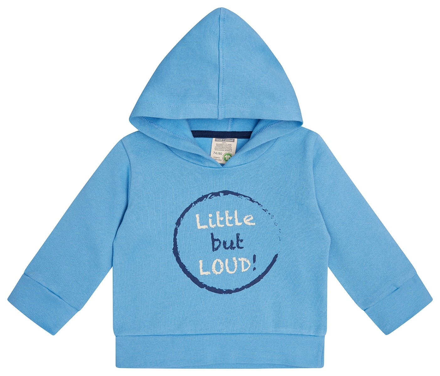 Hoodie mit Druckmotiv - loud + proud - 1173 - bas - 62/68