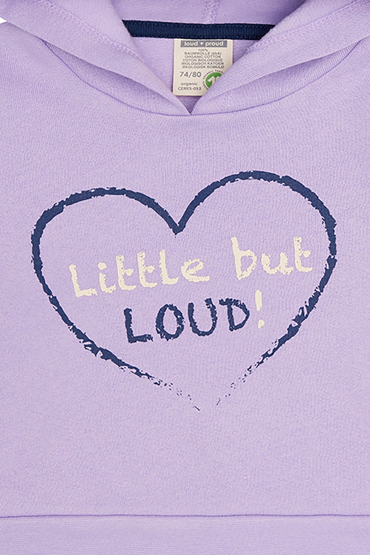 Hoodie mit Druckmotiv - loud + proud - 1170-lil-62/68
