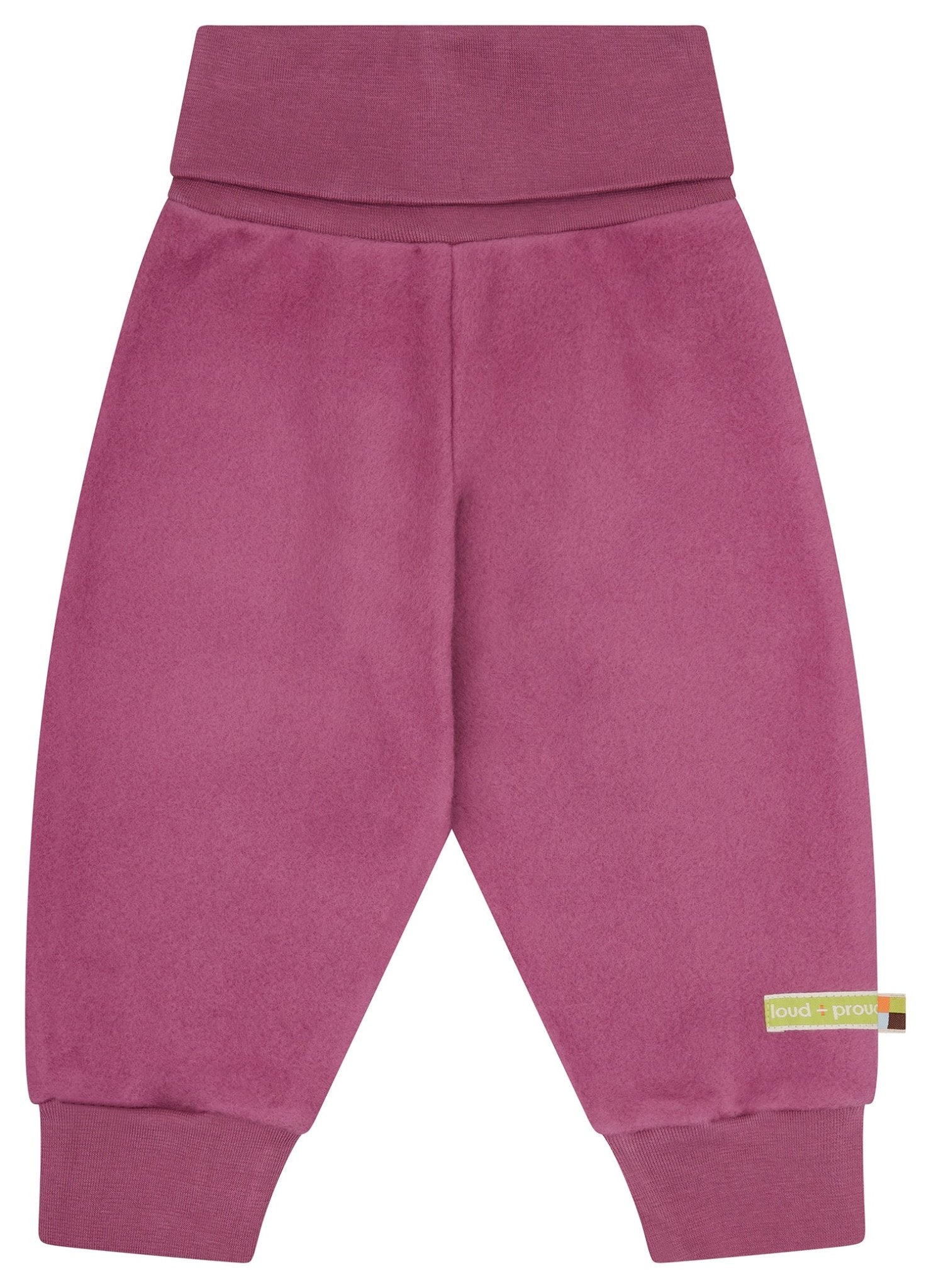 Hose aus Baumwoll - Fleece - loud + proud - 4248 - grp - 62/68